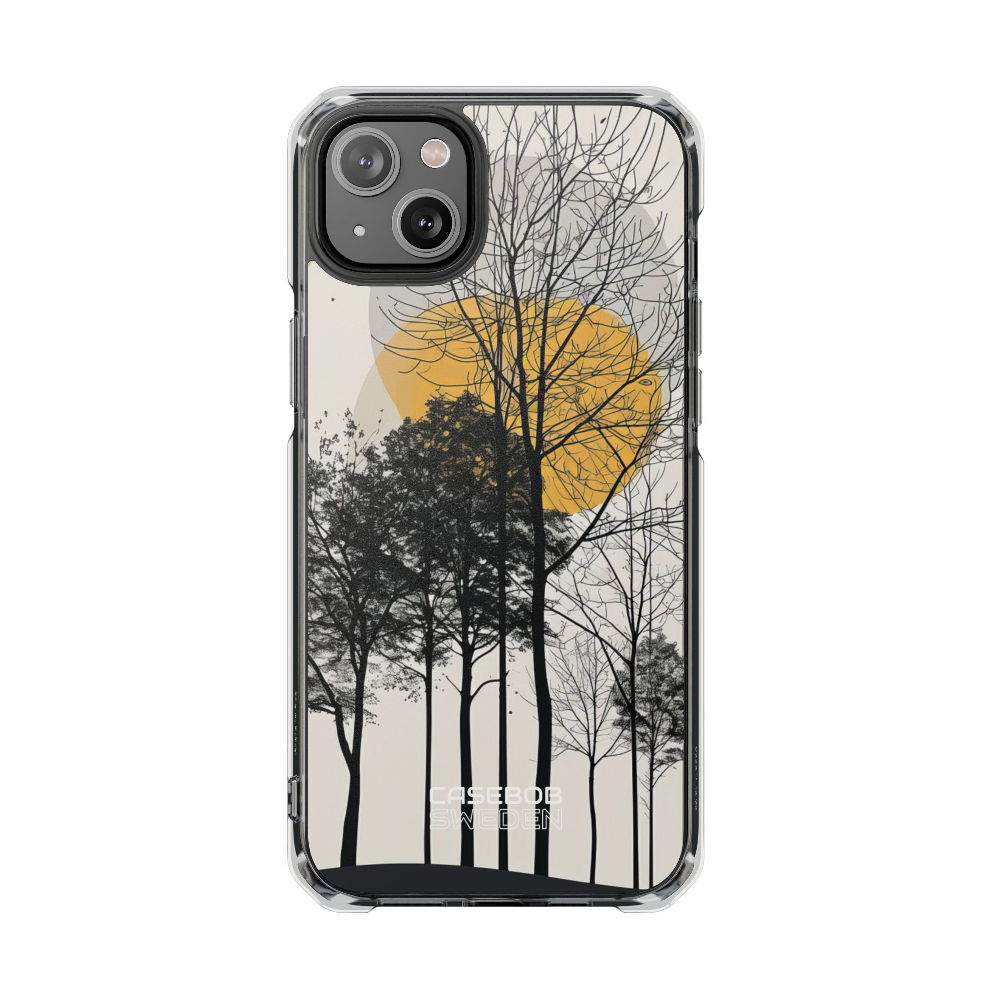 Golden Forest Silhouettes iPhone 14 - Impact Clear+