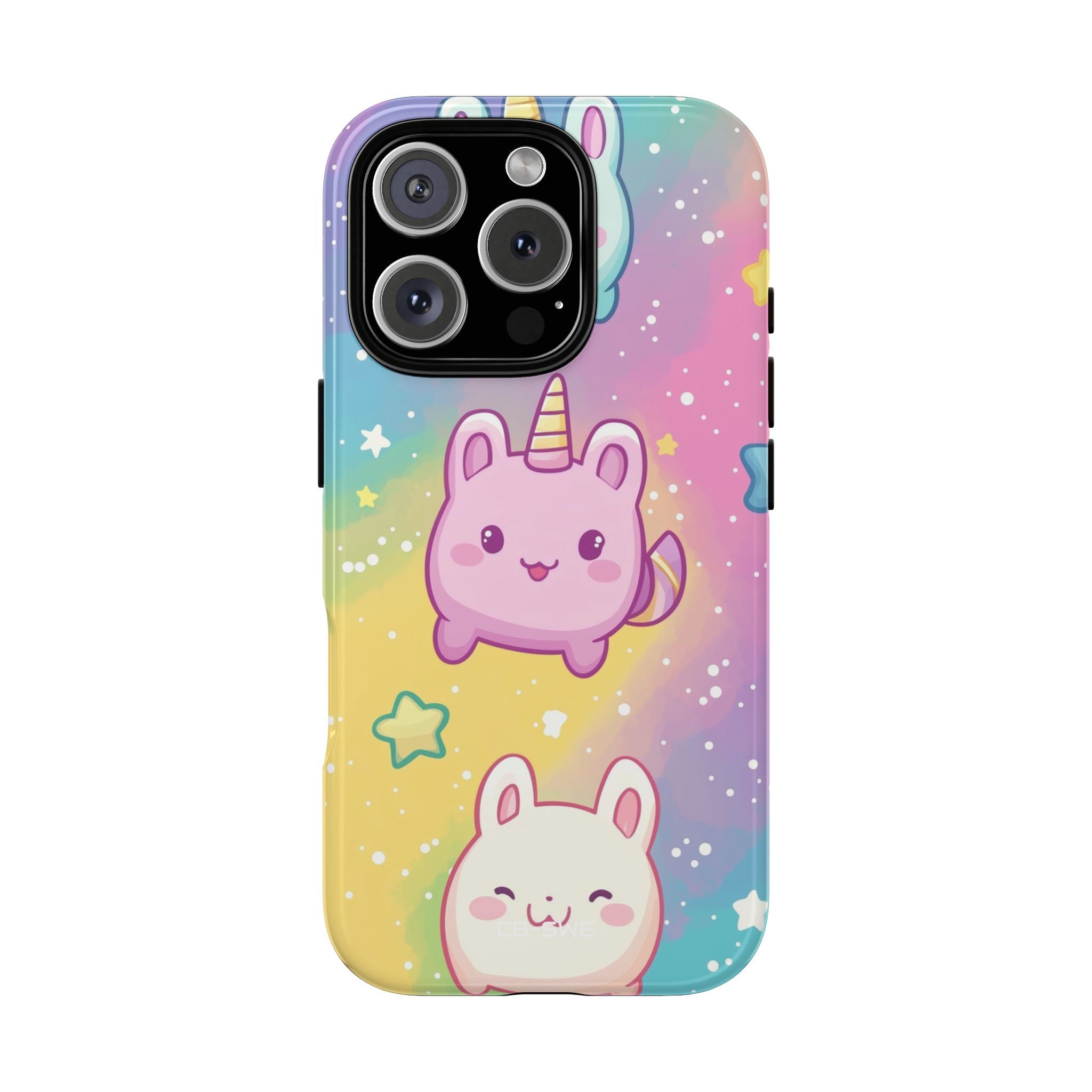 Bunnies Dance Under Stars - iPhone Case