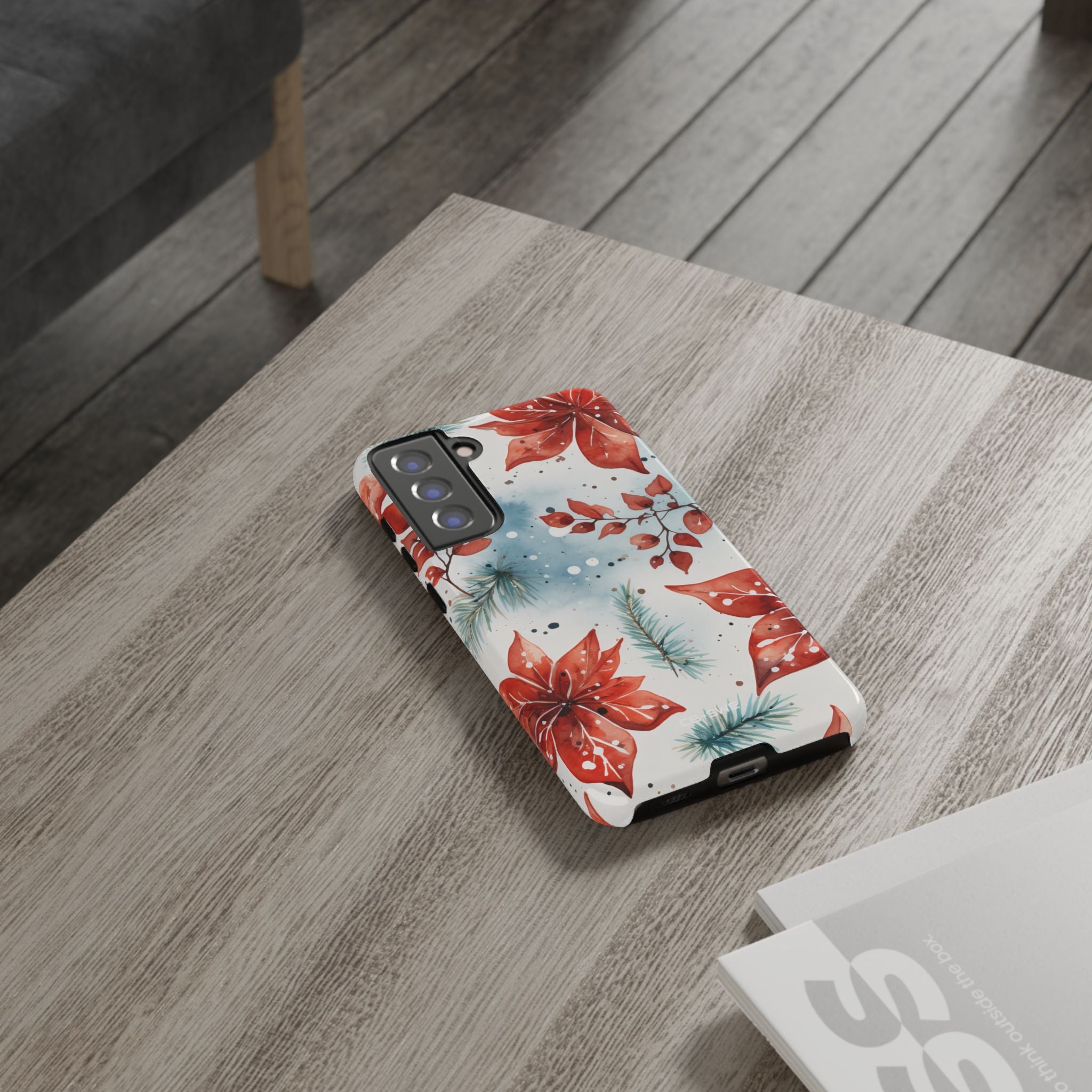 Poinsettias Bloom Bright - Samsung Case