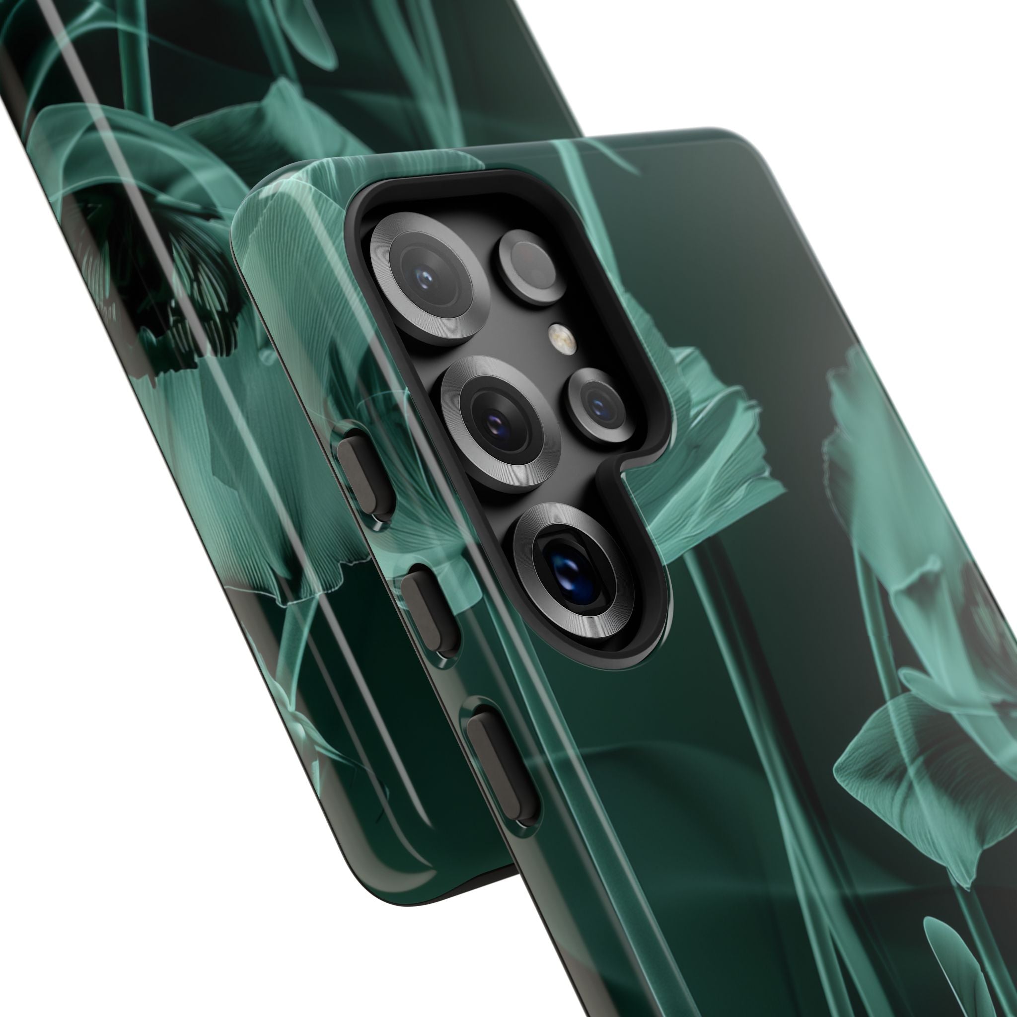 Teal Bloom Radiance Samsung S25 - Tough