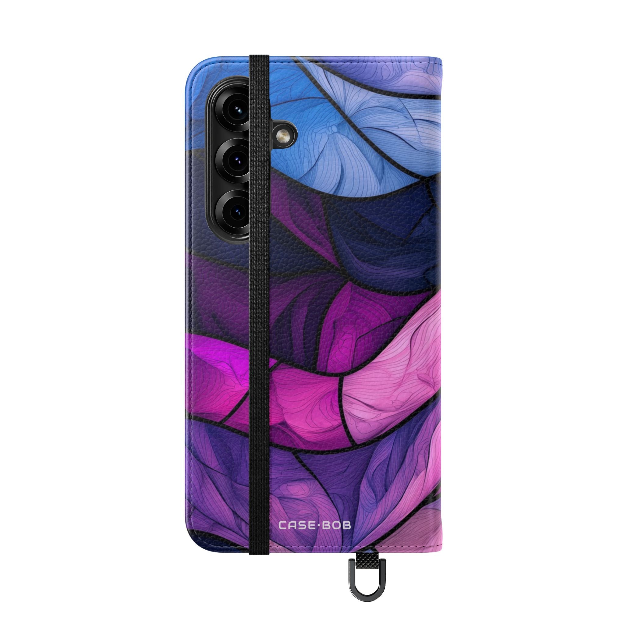 Violetti Wavewood - Samsung S25 - Case - Lompakko
