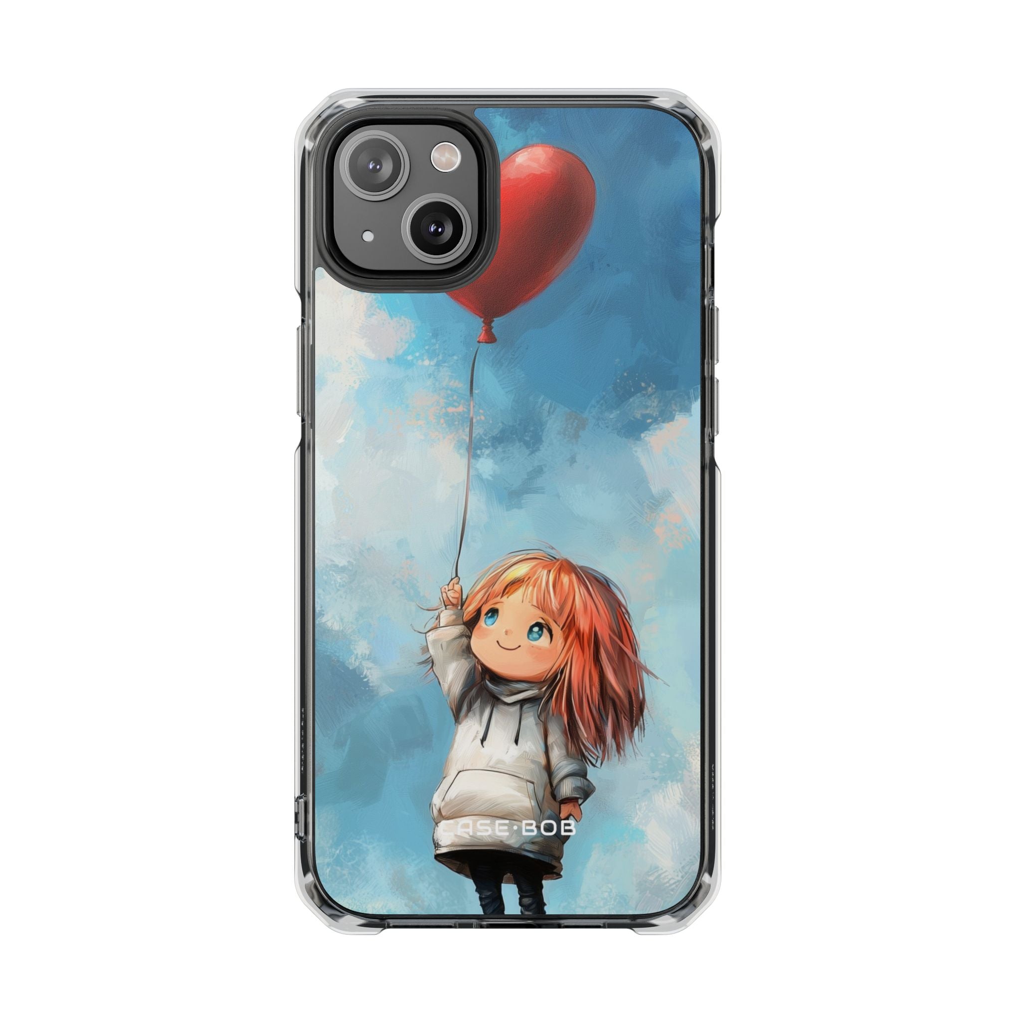 Heart Balloon Whimsy iPhone 14 Plus Case - Impact