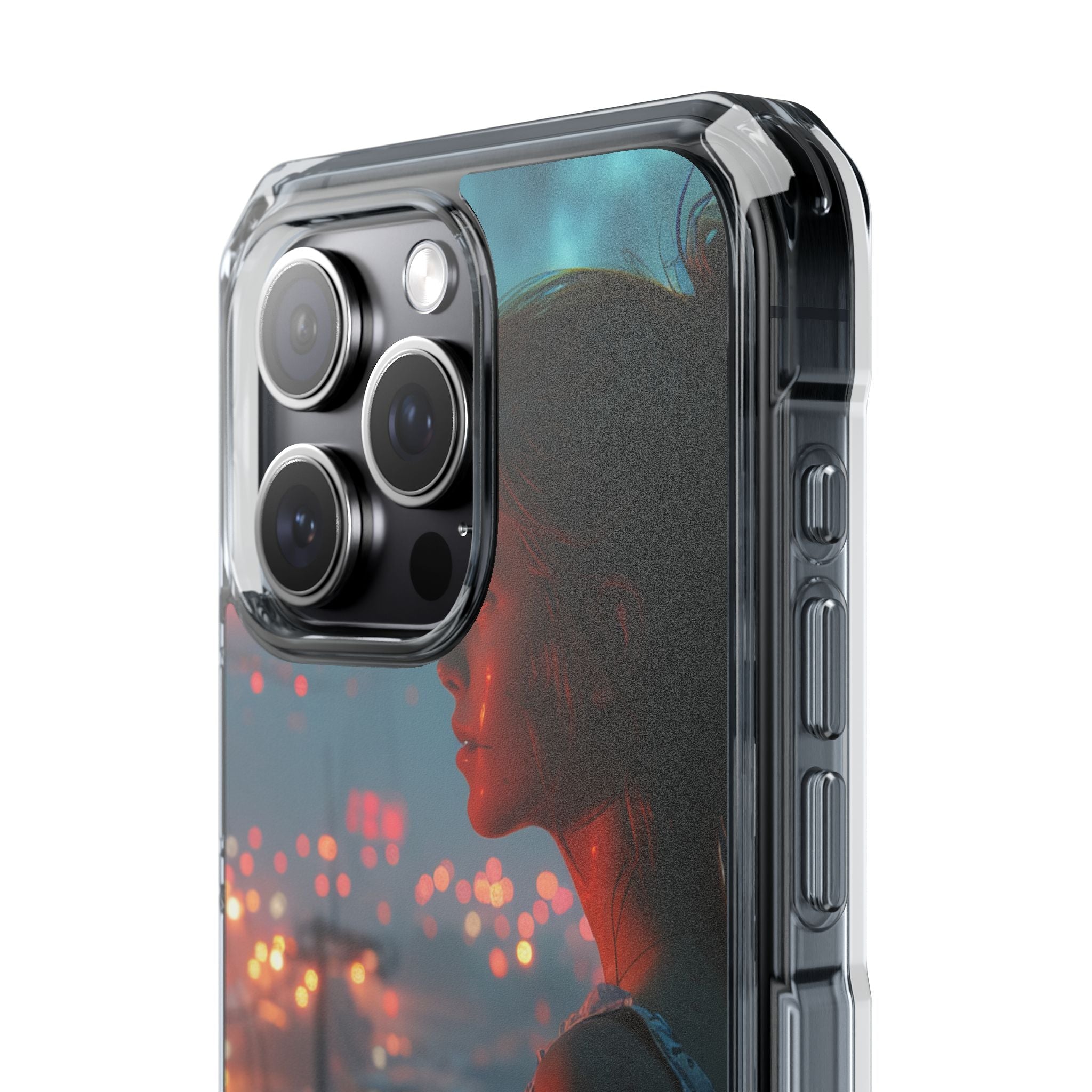 Moonlit Dreamscape Glow iPhone 15 - Impact Clear+