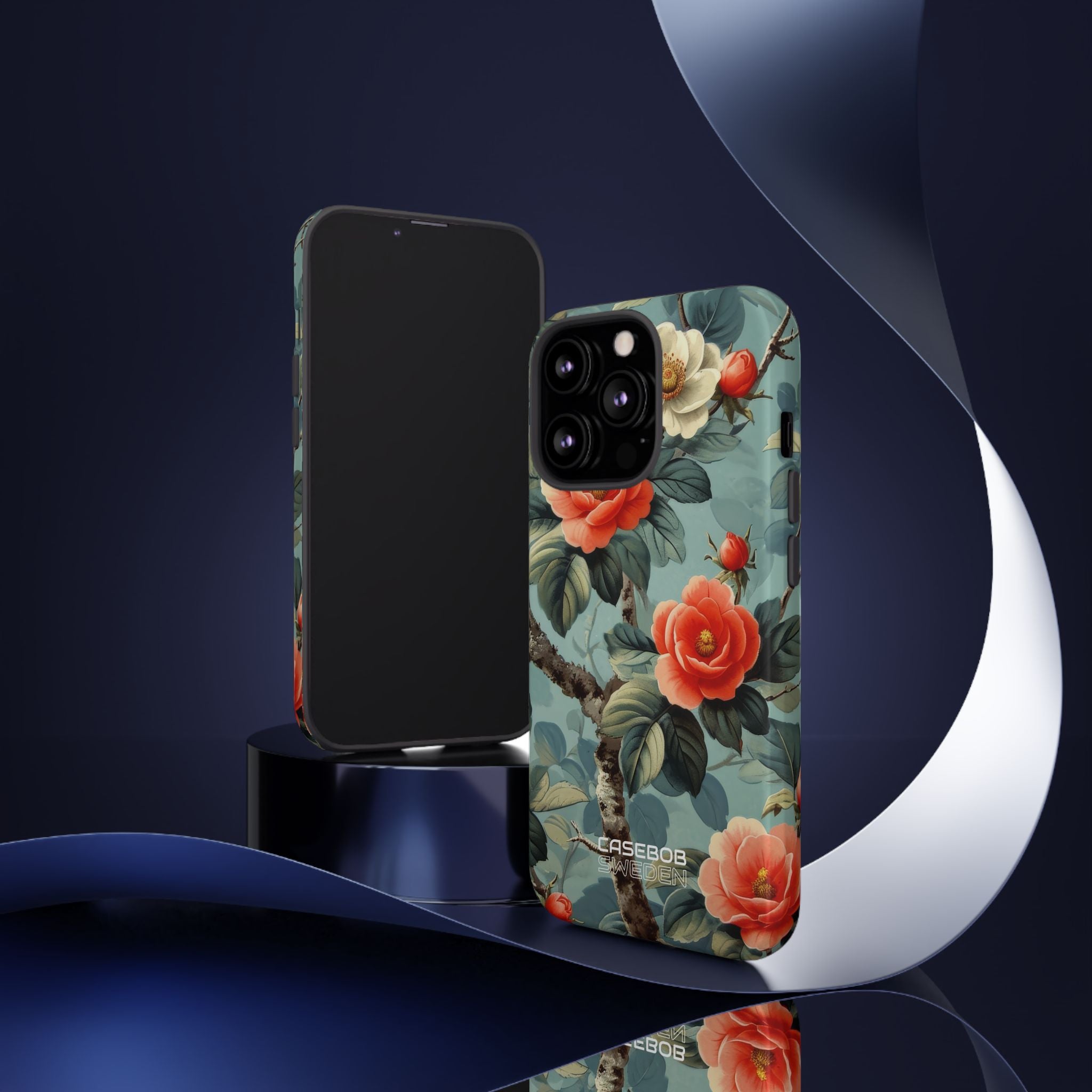 Coral Blossom Tapestry iPhone 13 - Tough