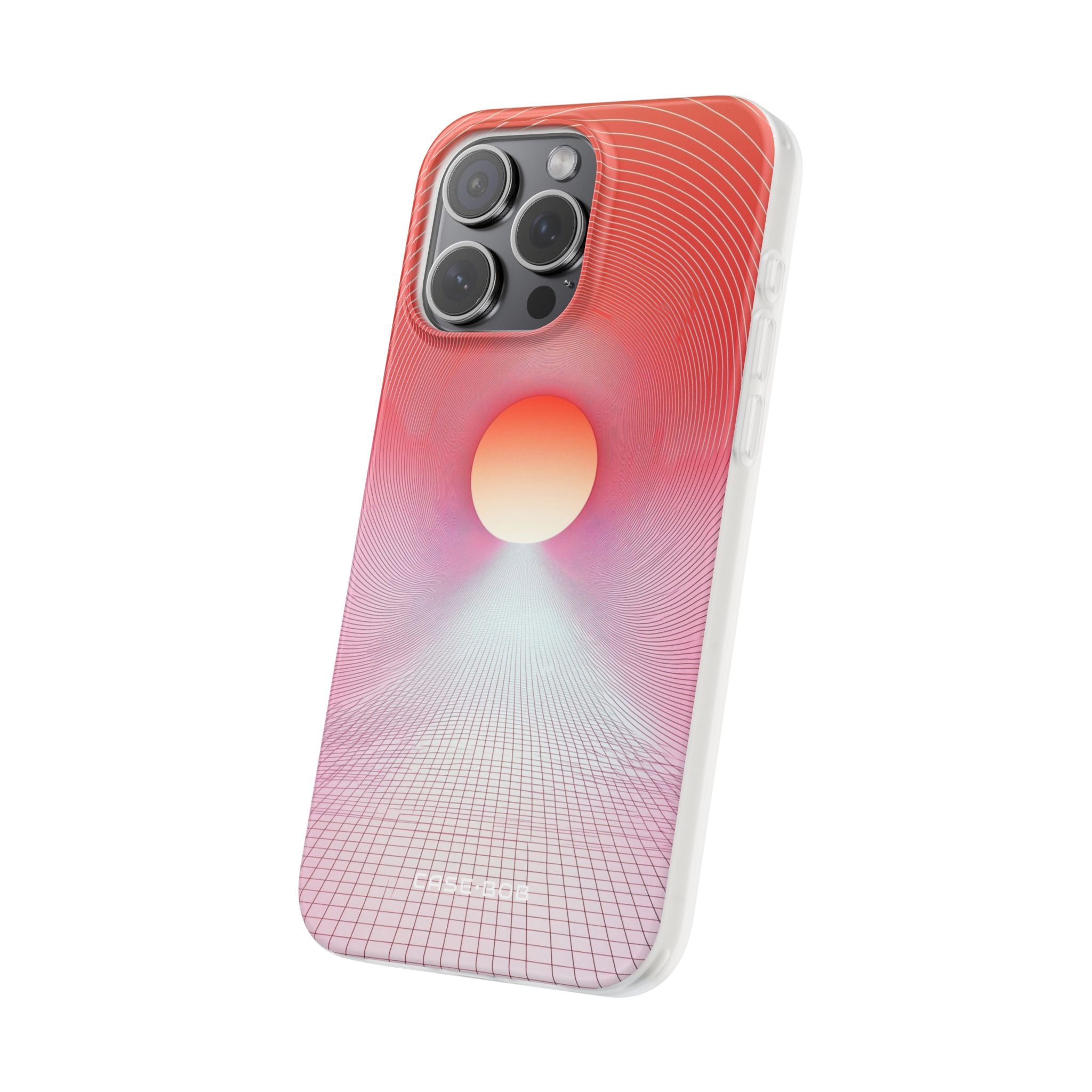 Orange Portal iPhone 15 Pro Max Case - Soft