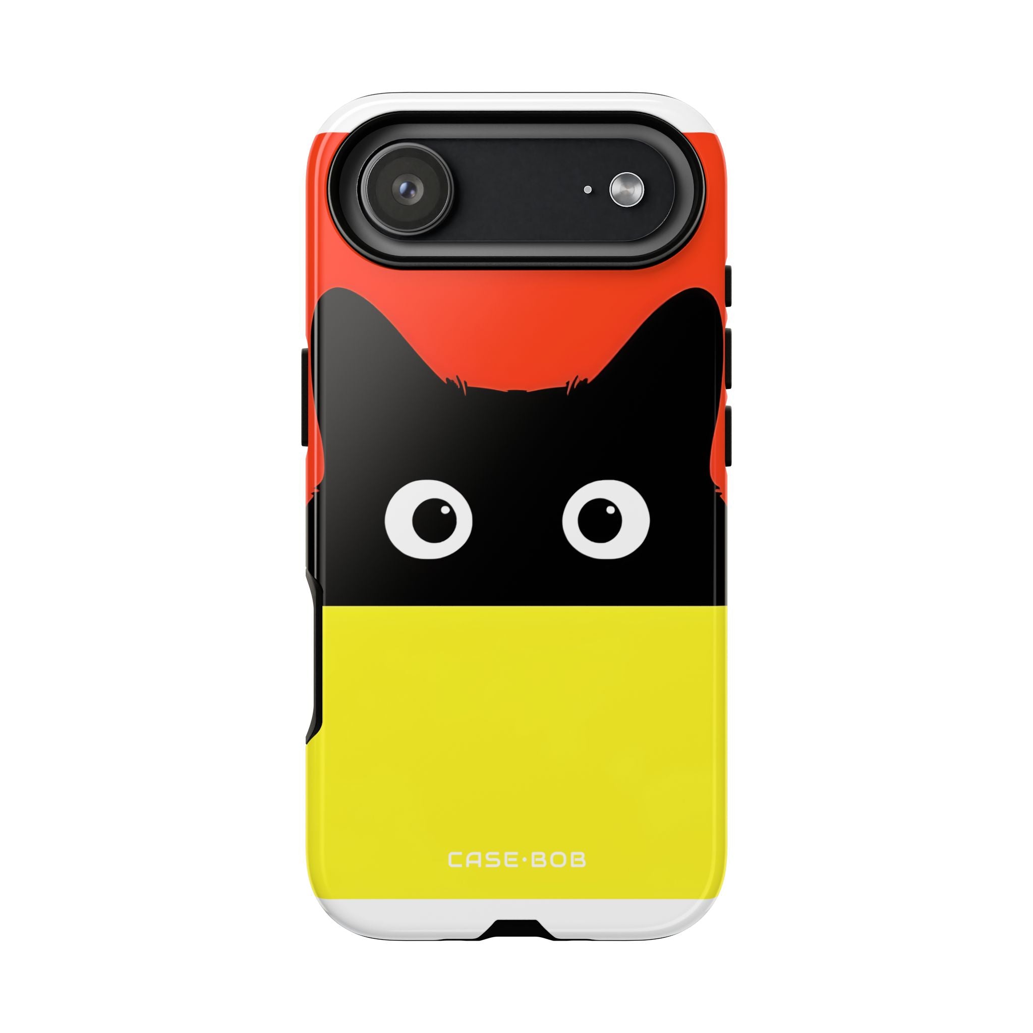 Peekaboo Cat Crimson iPhone 17 Air Case - Tough