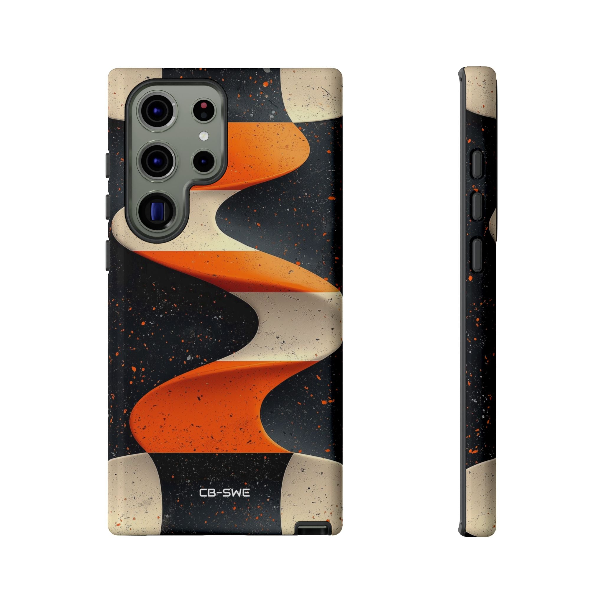 Orange Waves Flow - Samsung Case
