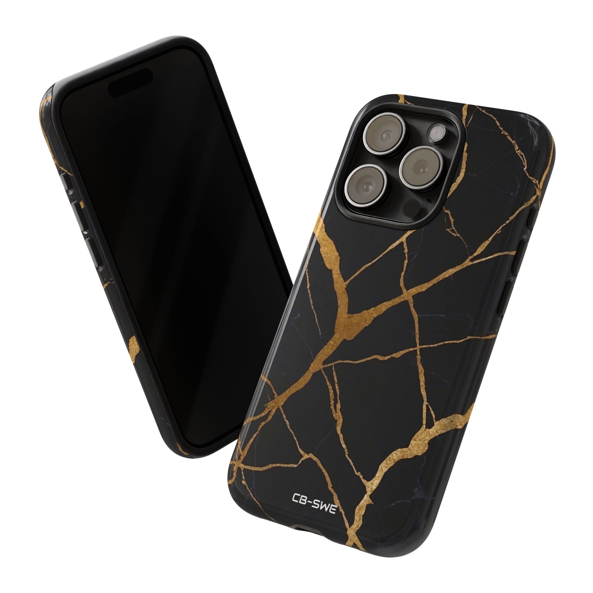 Golden Veins Twist - iPhone Case