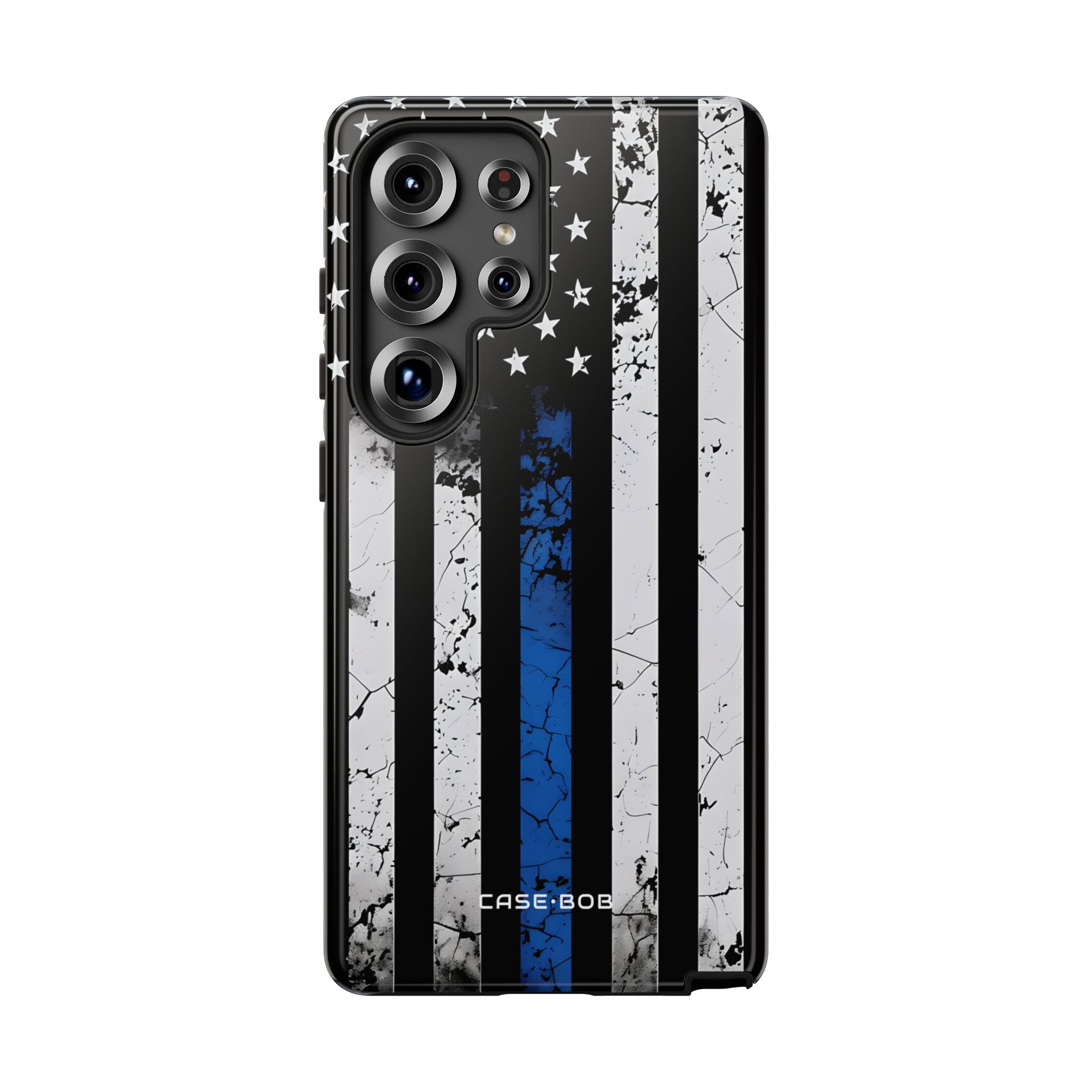 Blue Stripe Flag Samsung S25 Ultra Case - Tough