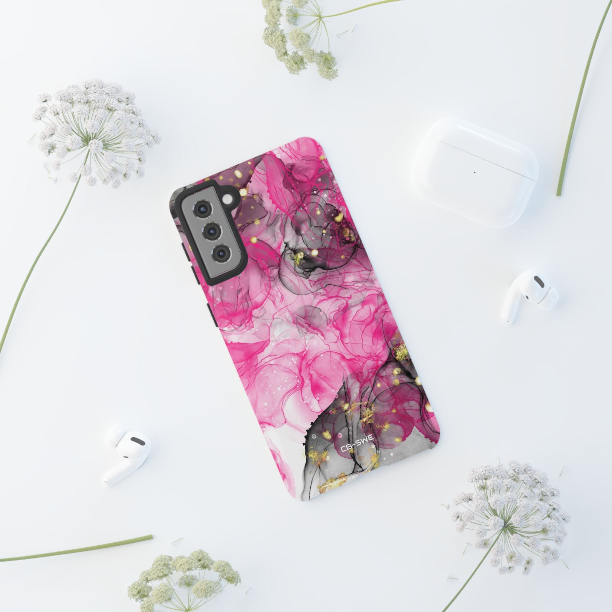 Vibrant Pink Swirls - Samsung Case