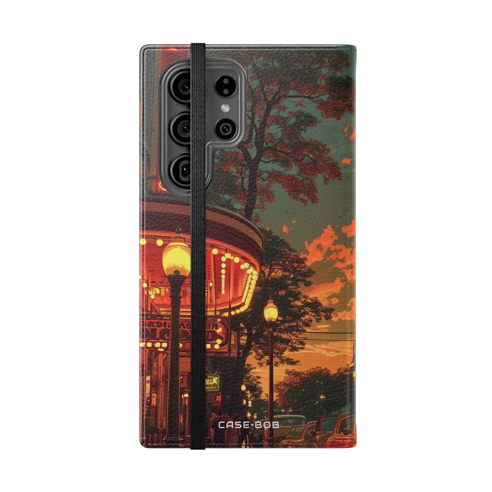 Crimson Classic Glow - Samsung S23 Ultra Case - Wallet