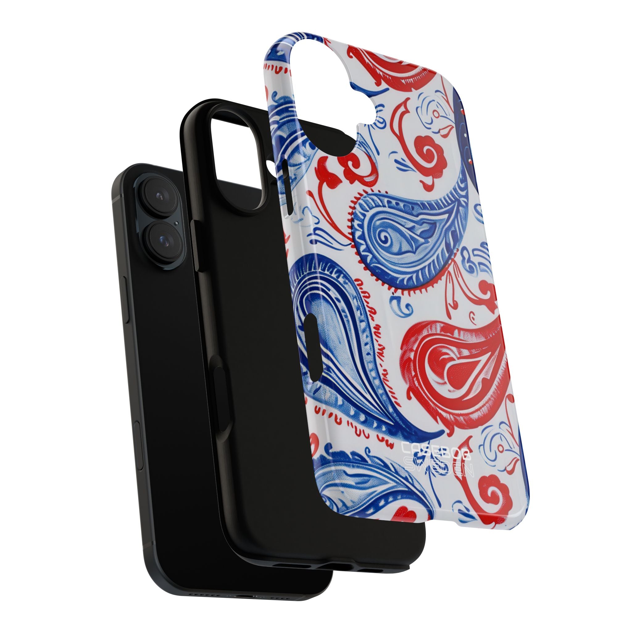 Vibrant Paisley Swirls iPhone 16 - Tough