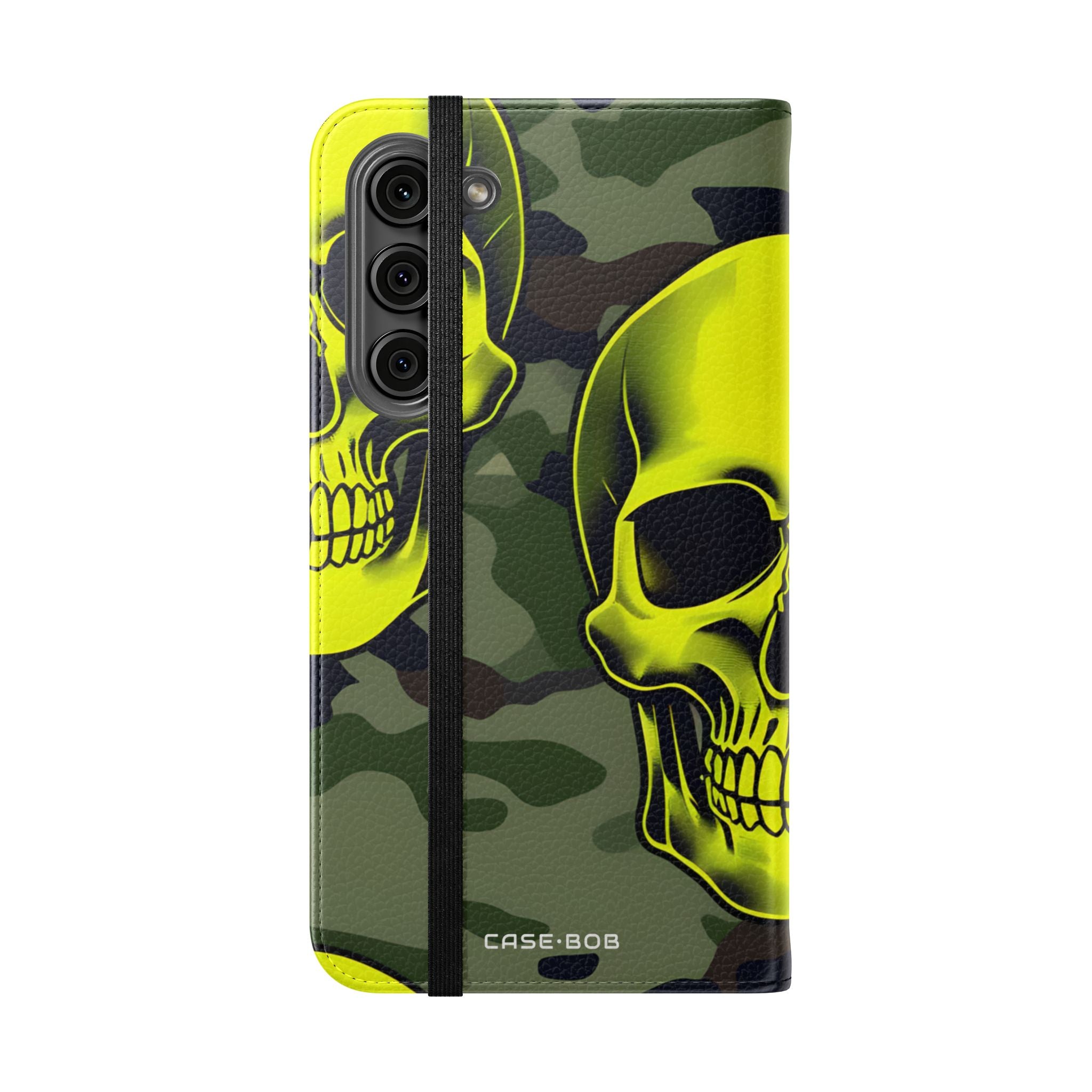 Neon Skull Camo - Samsung S23+ Case - Wallet