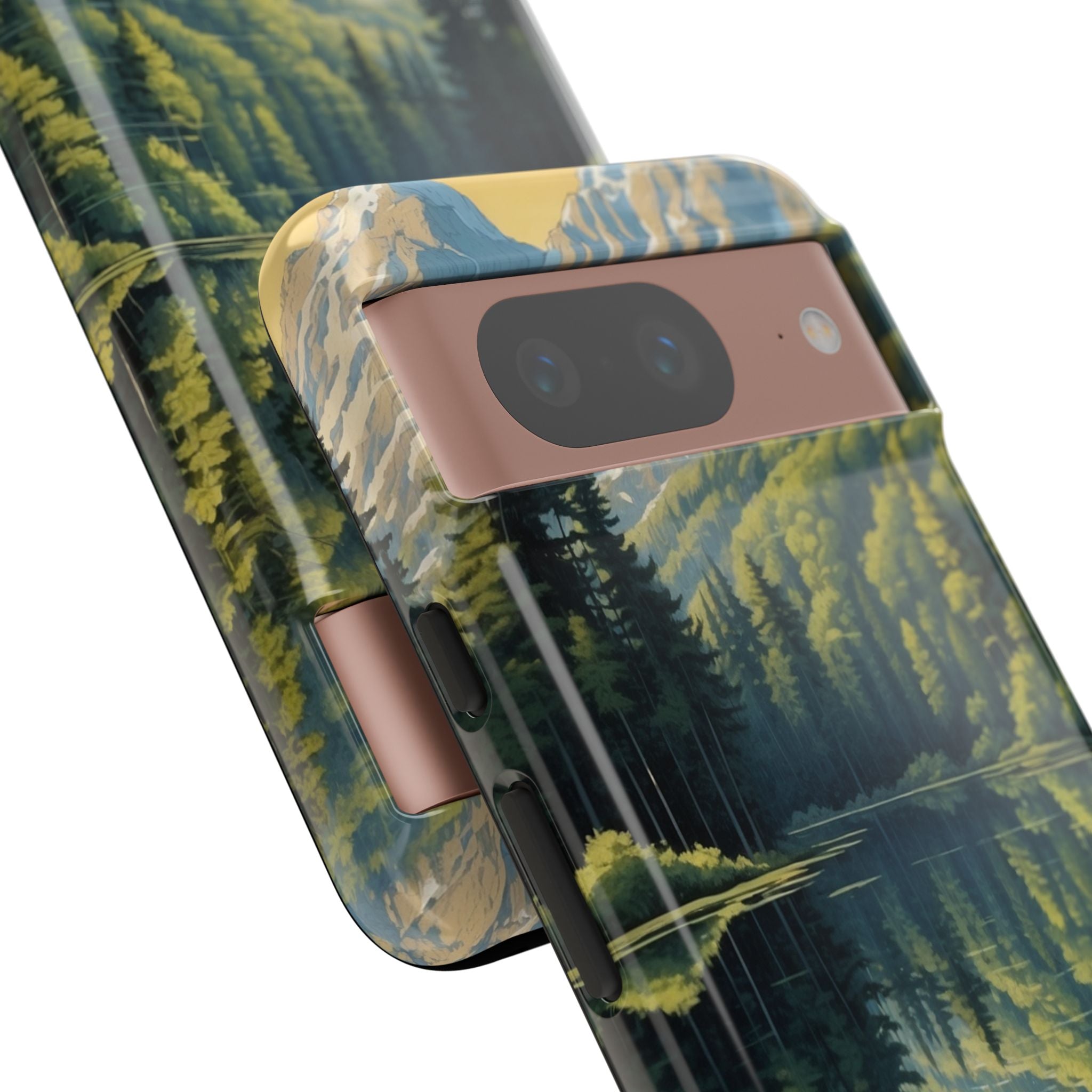 Mountain Peaks Reflect - Google Pixel Case