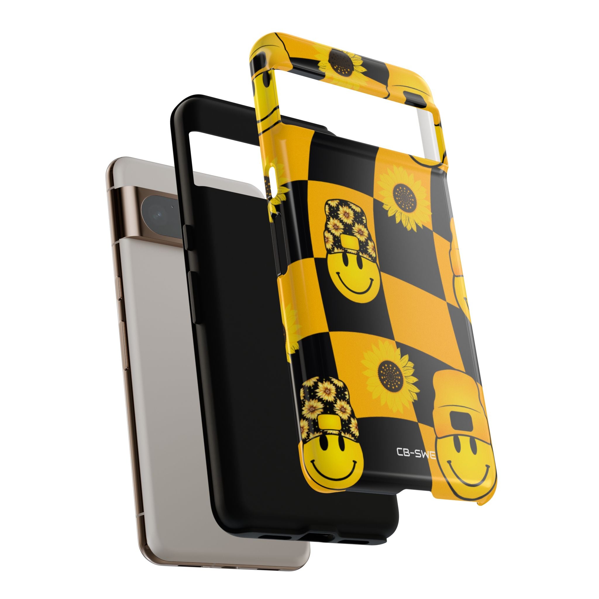 Joyful Checkered Smiles - Google Pixel Case