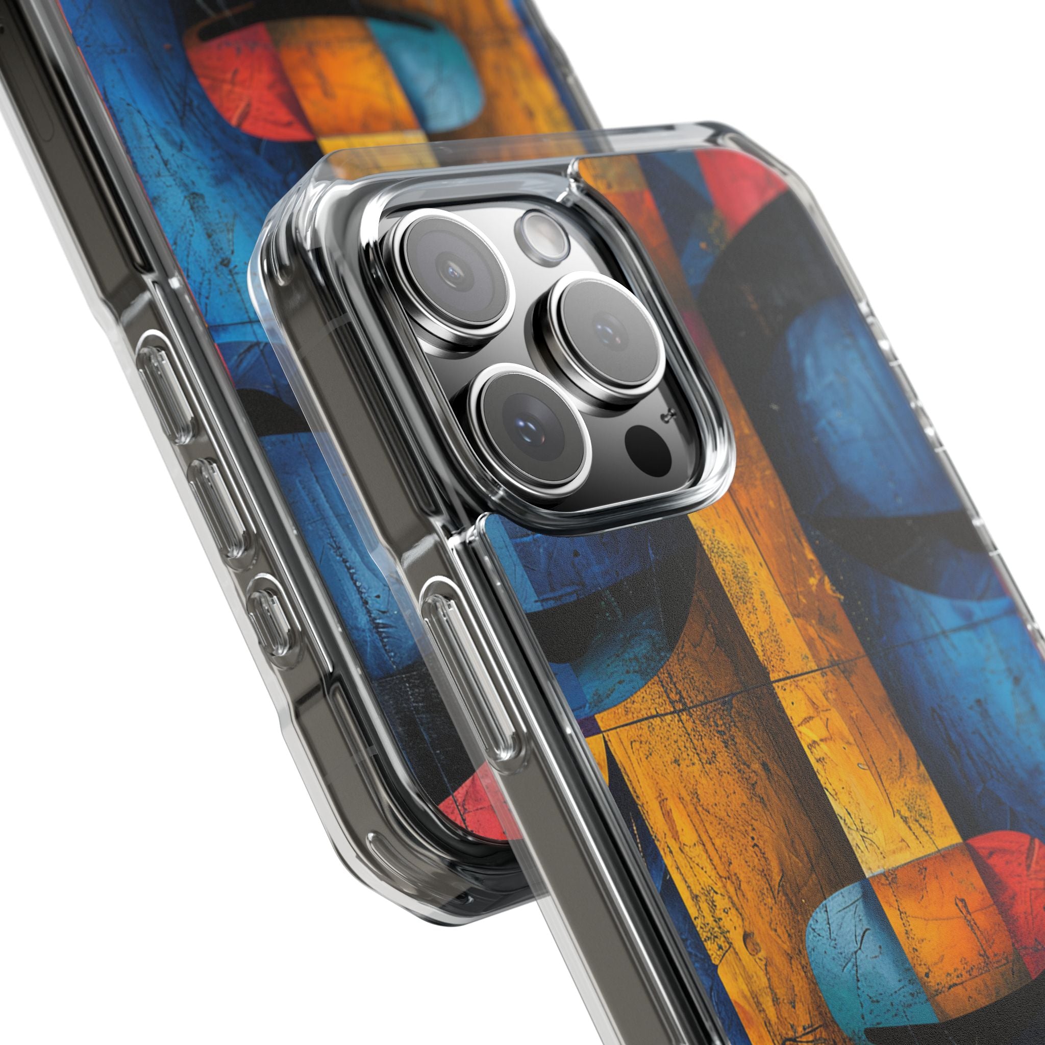 Geometric Face Fusion iPhone 16 - Impact Clear+