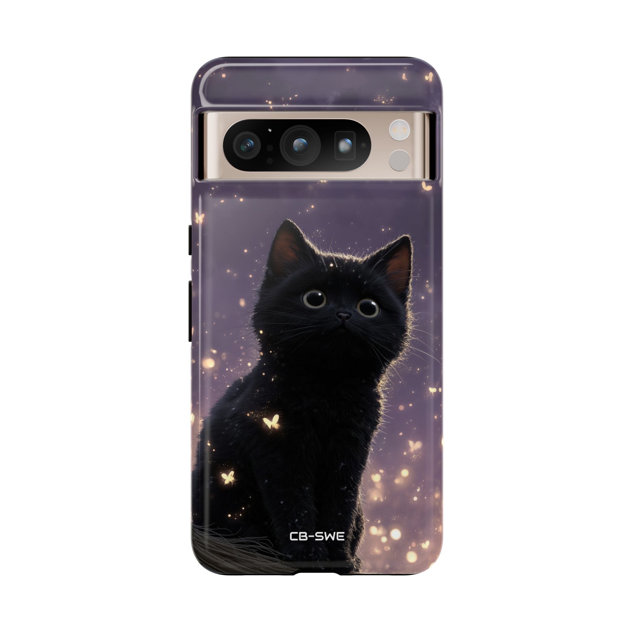 Whimsical Cat Soars - Google Pixel Case