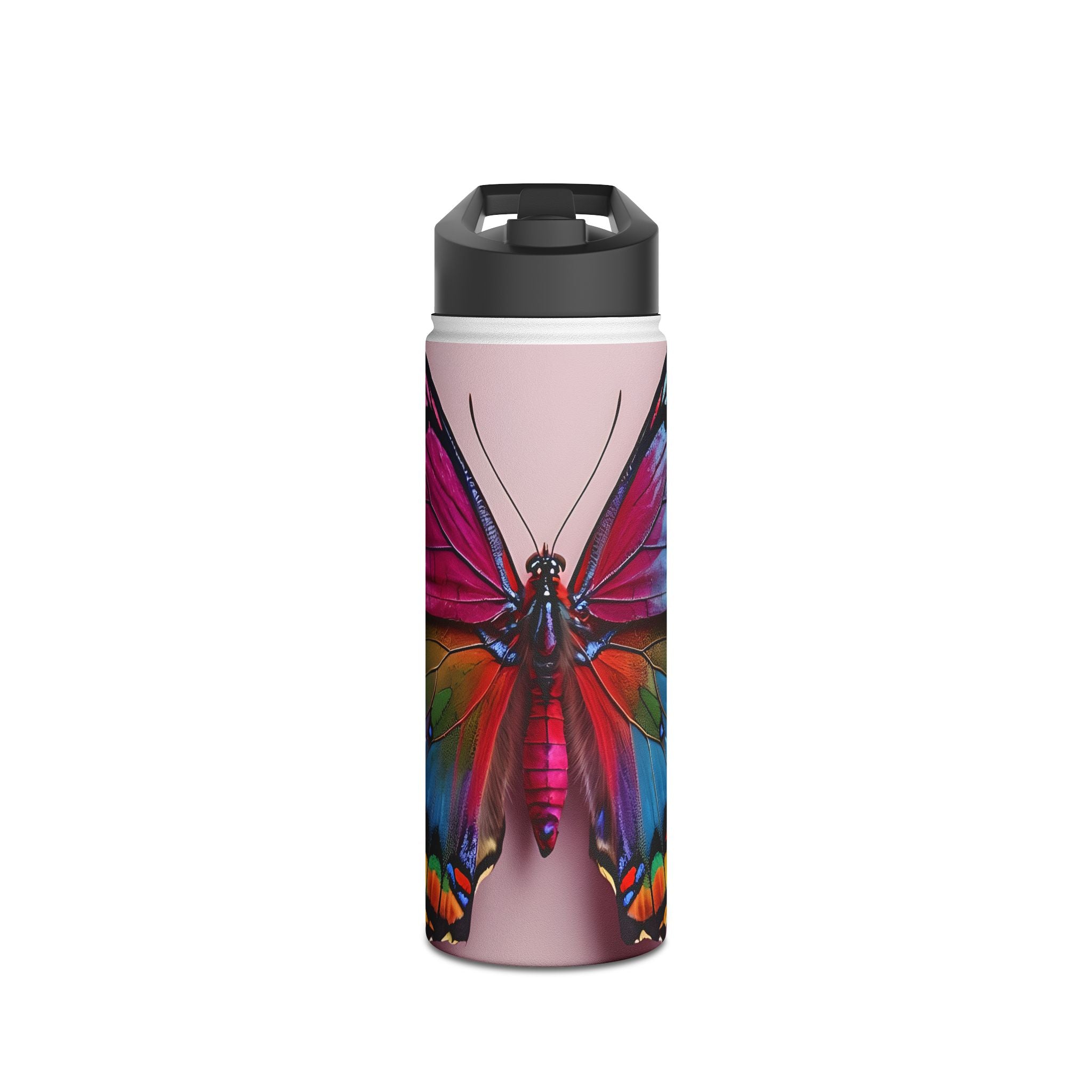 Vibrant Monarch - Stainless Steel Water Bottle