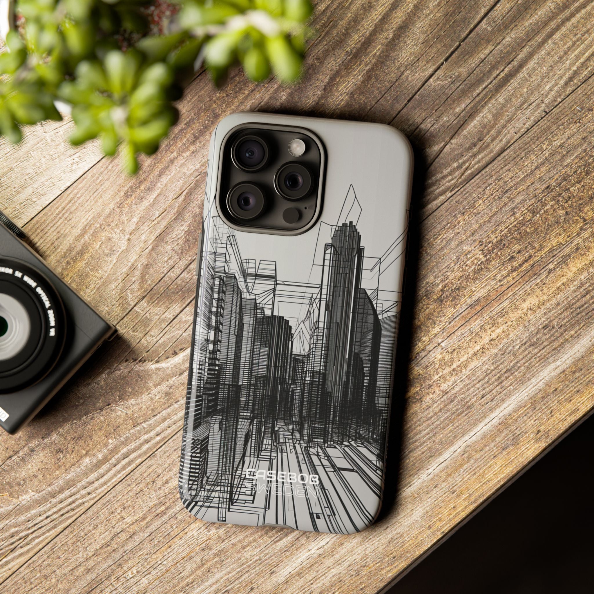 Urban Line Maze iPhone 15 - Resistente