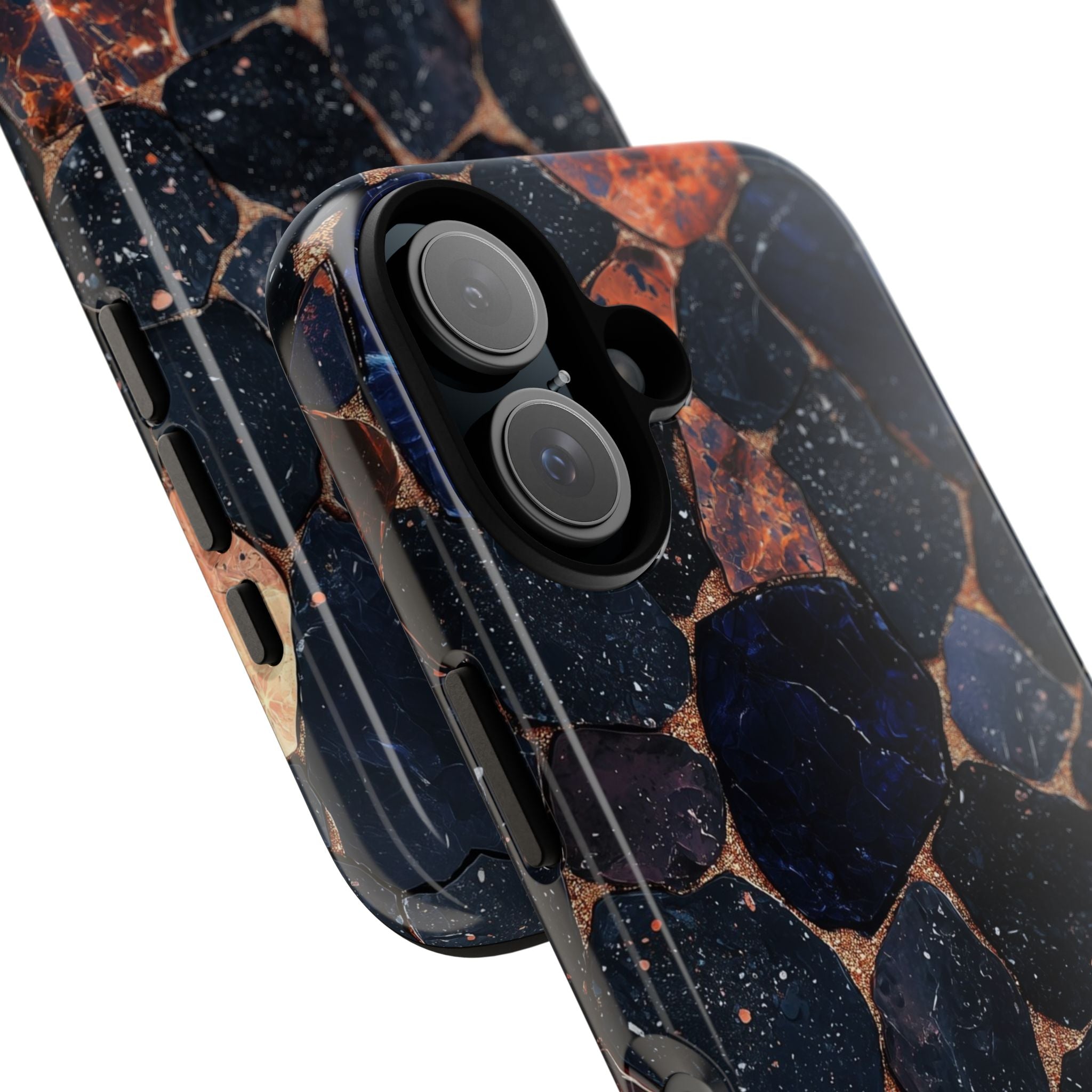 Shimmering Earth Fragments - iPhone Case