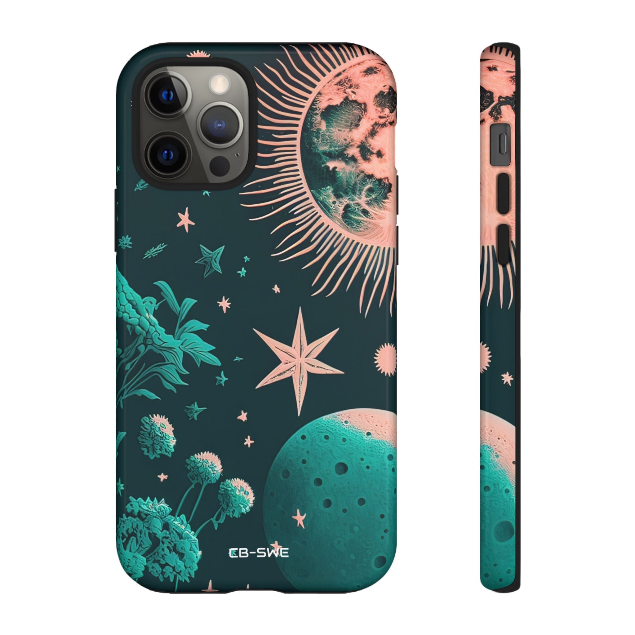 Celestial Botanical Night - iPhone Case