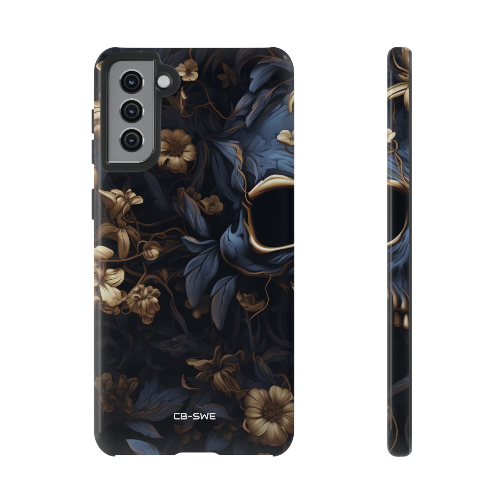 Gothic Floral Skull - Samsung Case