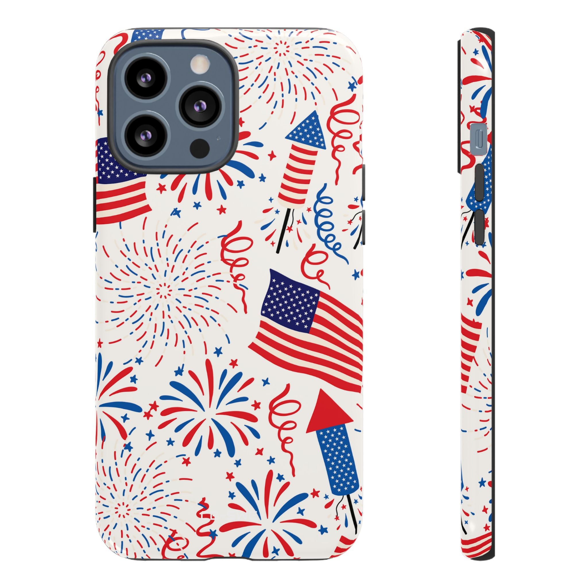 Fireworks Burst Bright - iPhone Case