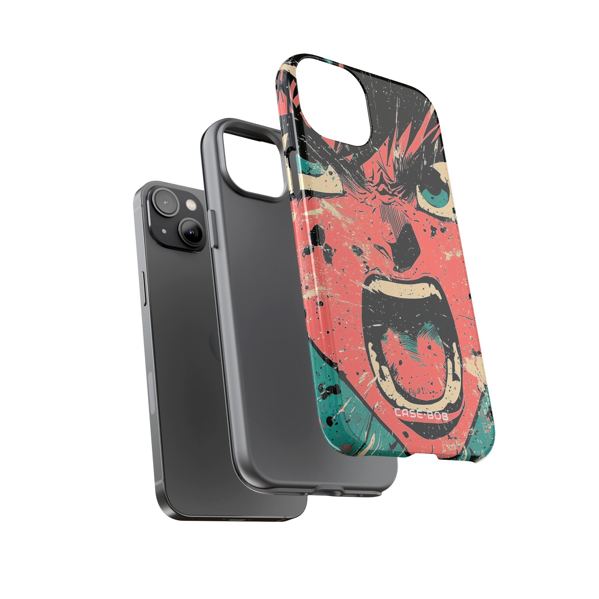 Screaming Face Pink iPhone 14 Plus Case - Tough