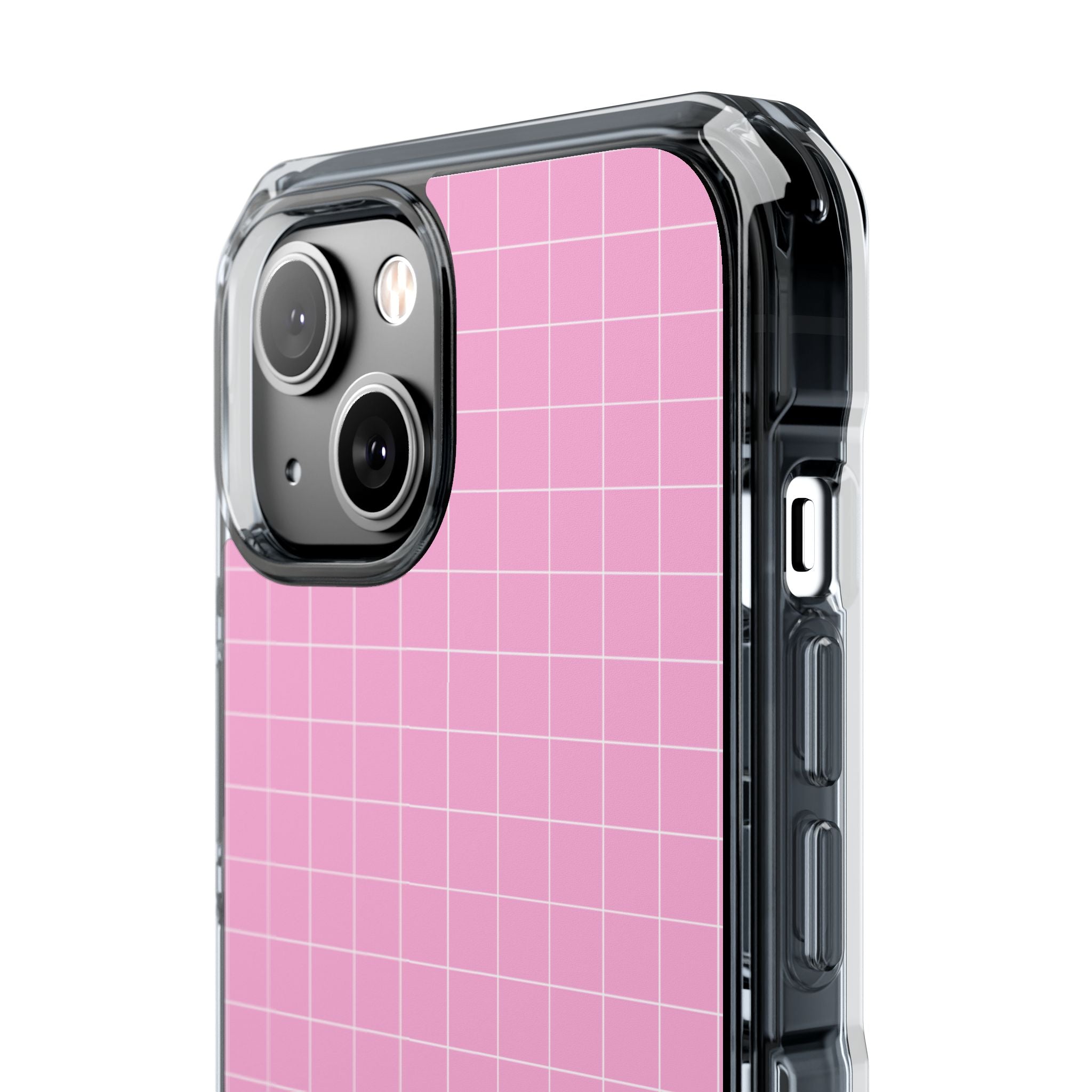 Pink Squares Align iPhone Case - Impact