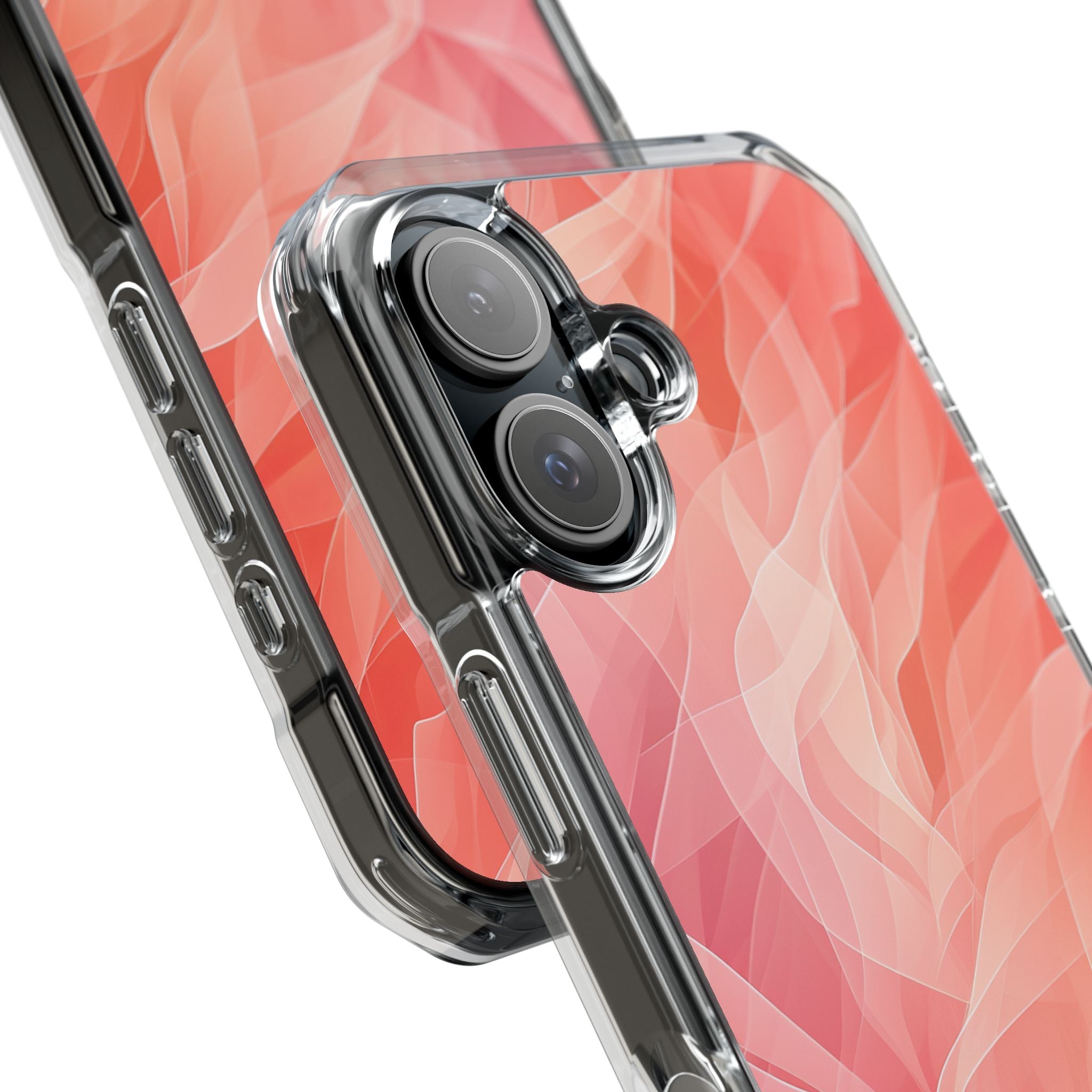 Peach Wave Drift iPhone 15 Case - Impact