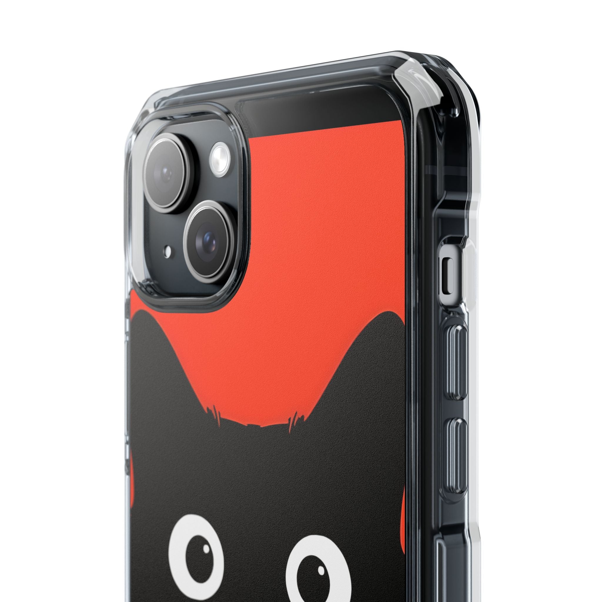 Peekaboo Cat Crimson iPhone 15 Plus Case - Impact