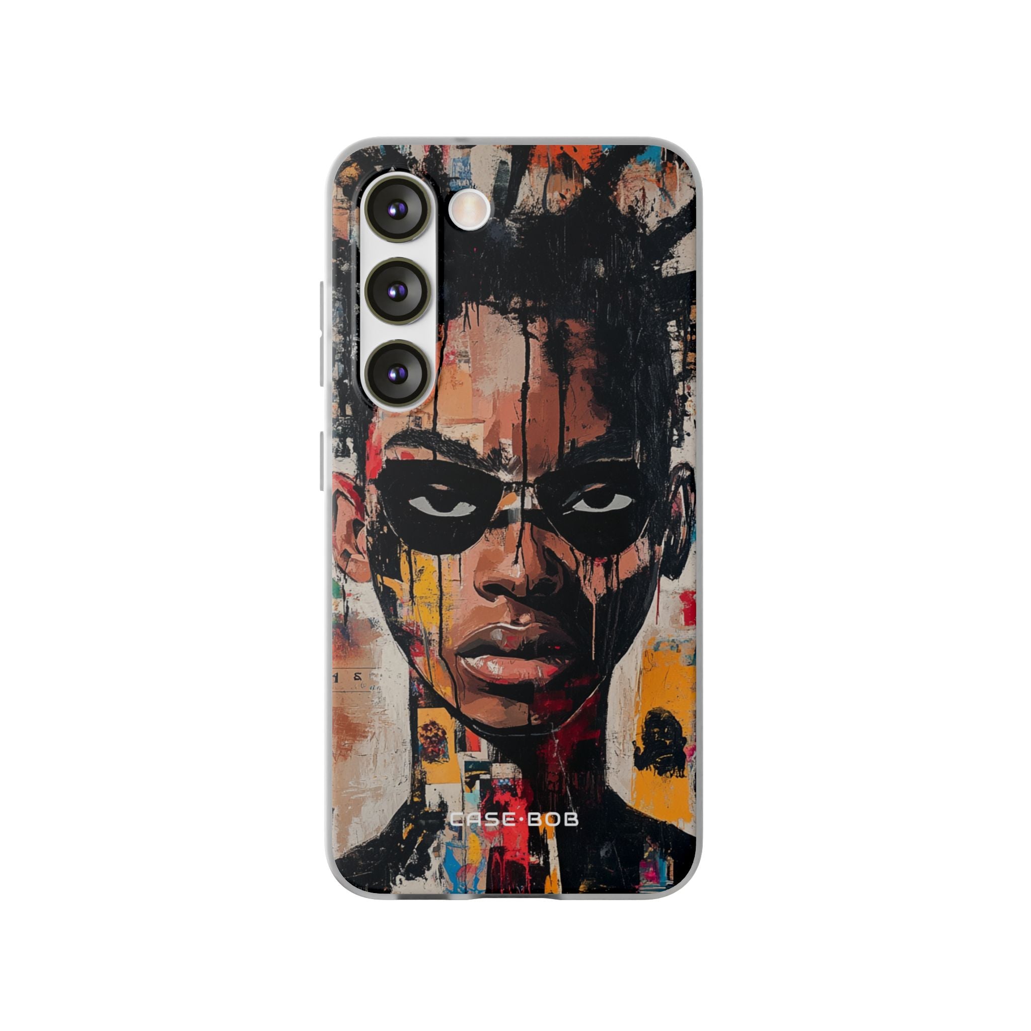 Masked Portrait Drips Samsung S23 Case - Soft