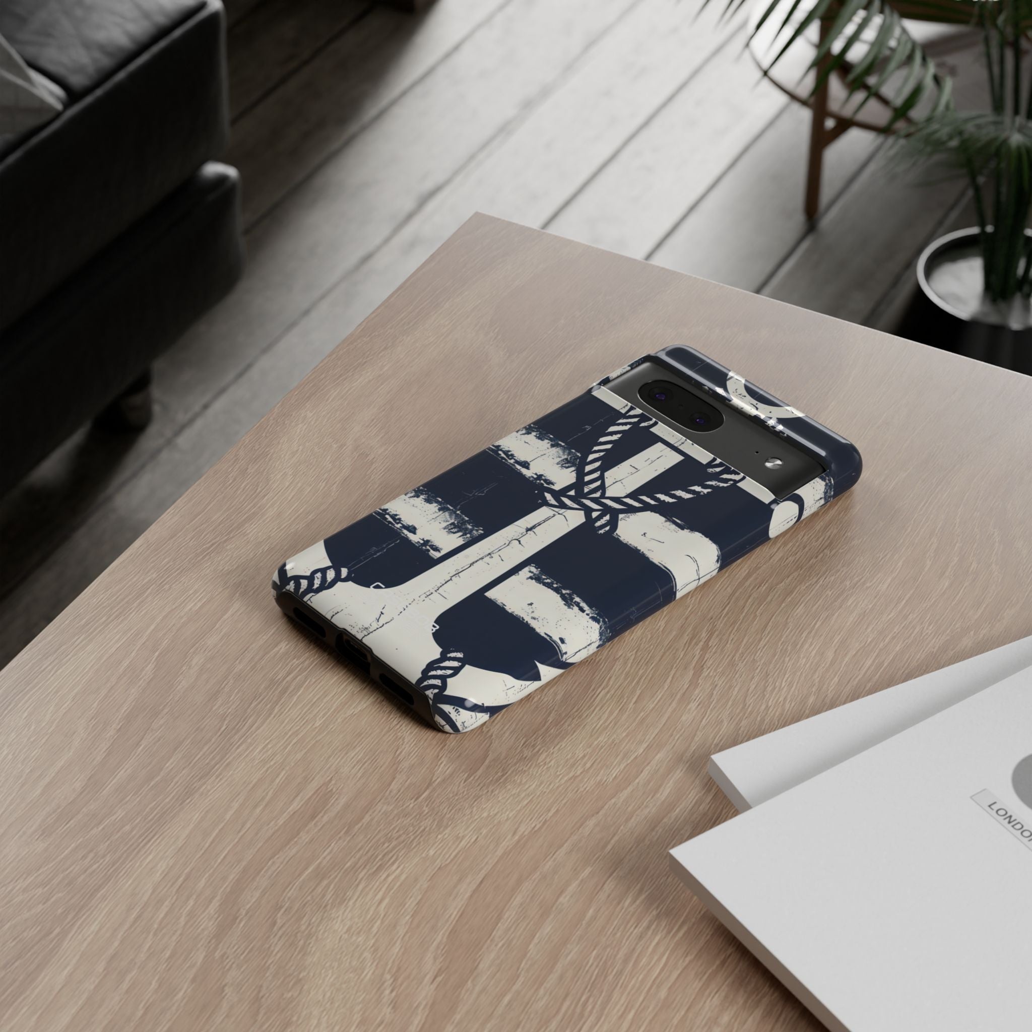 Strisce con ancora blu navy Google Pixel 7 - Tough