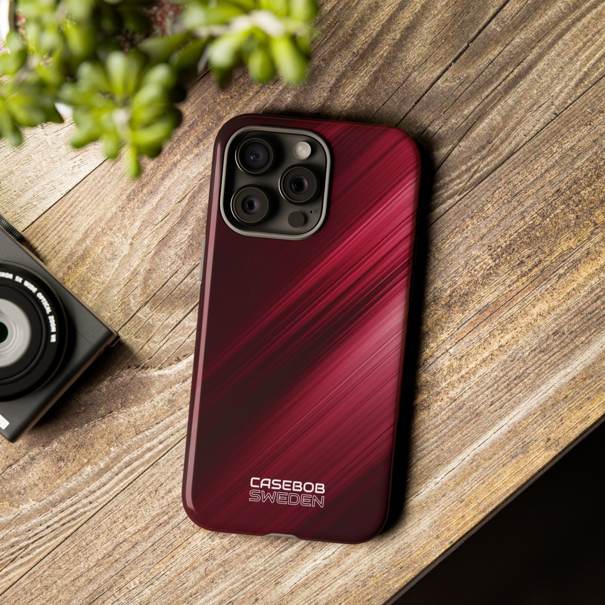 Crimson Drift Motion iPhone 15 - Tough