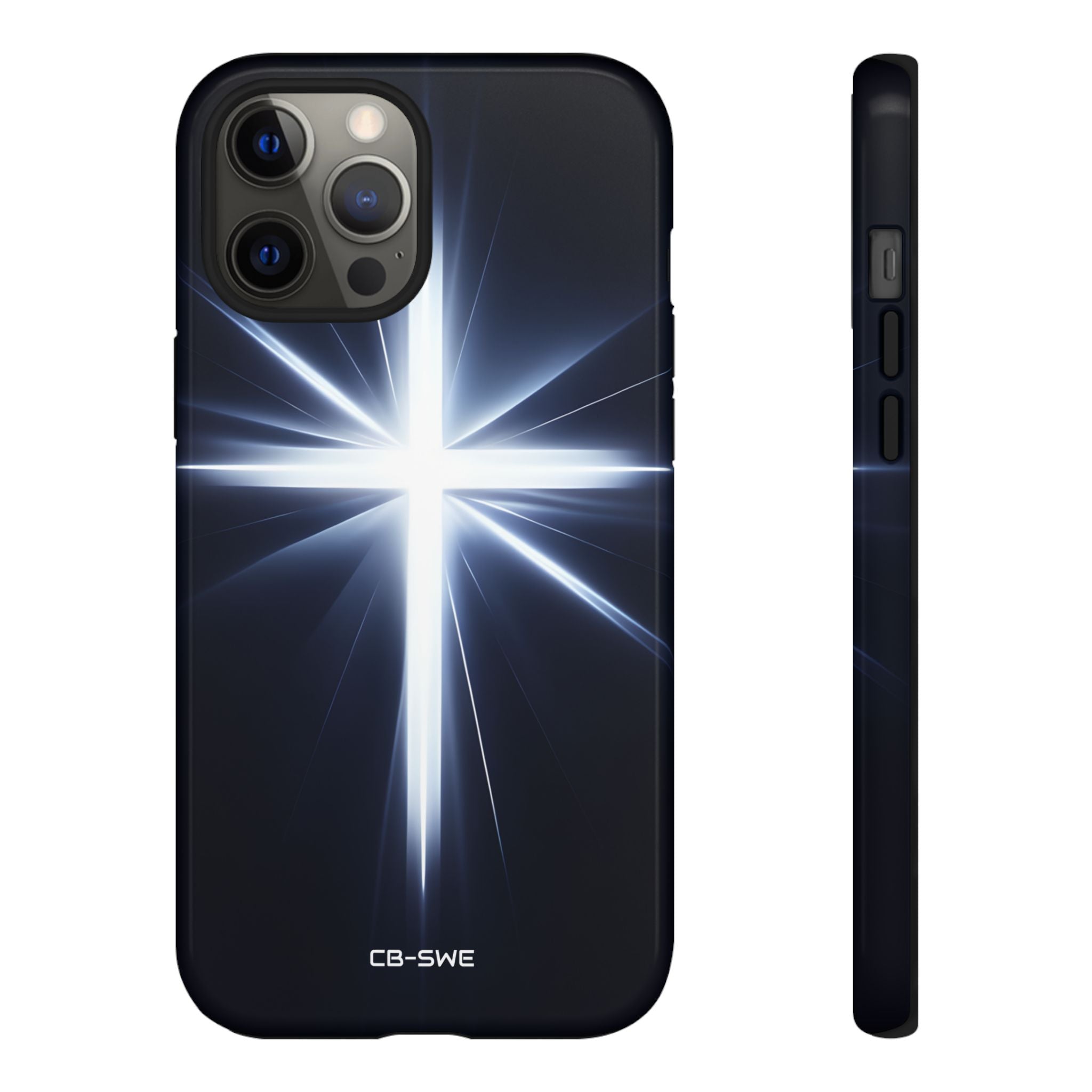 Luminous Cross Radiance - iPhone Case