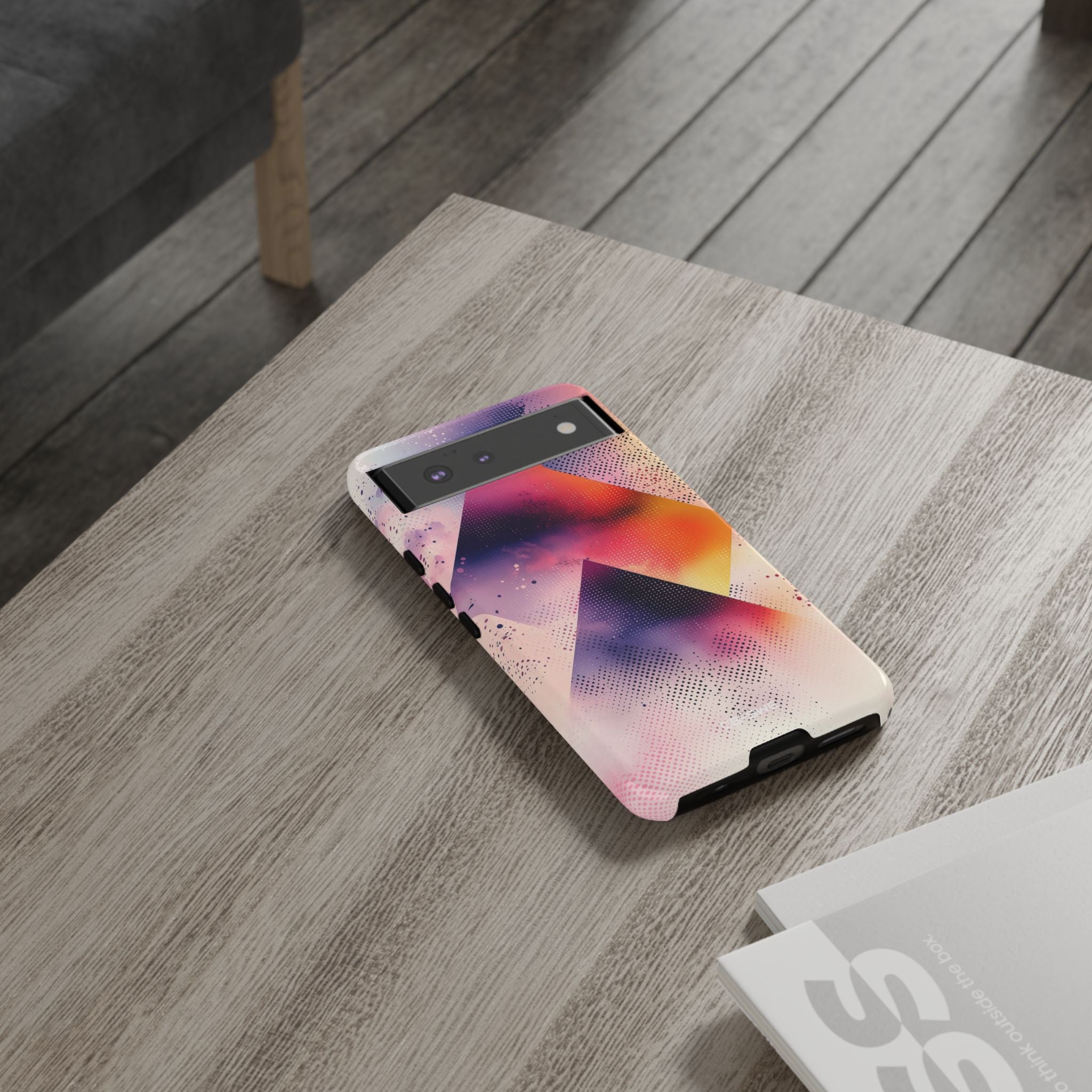 Vivid Triangles Ascend - Google Pixel Case