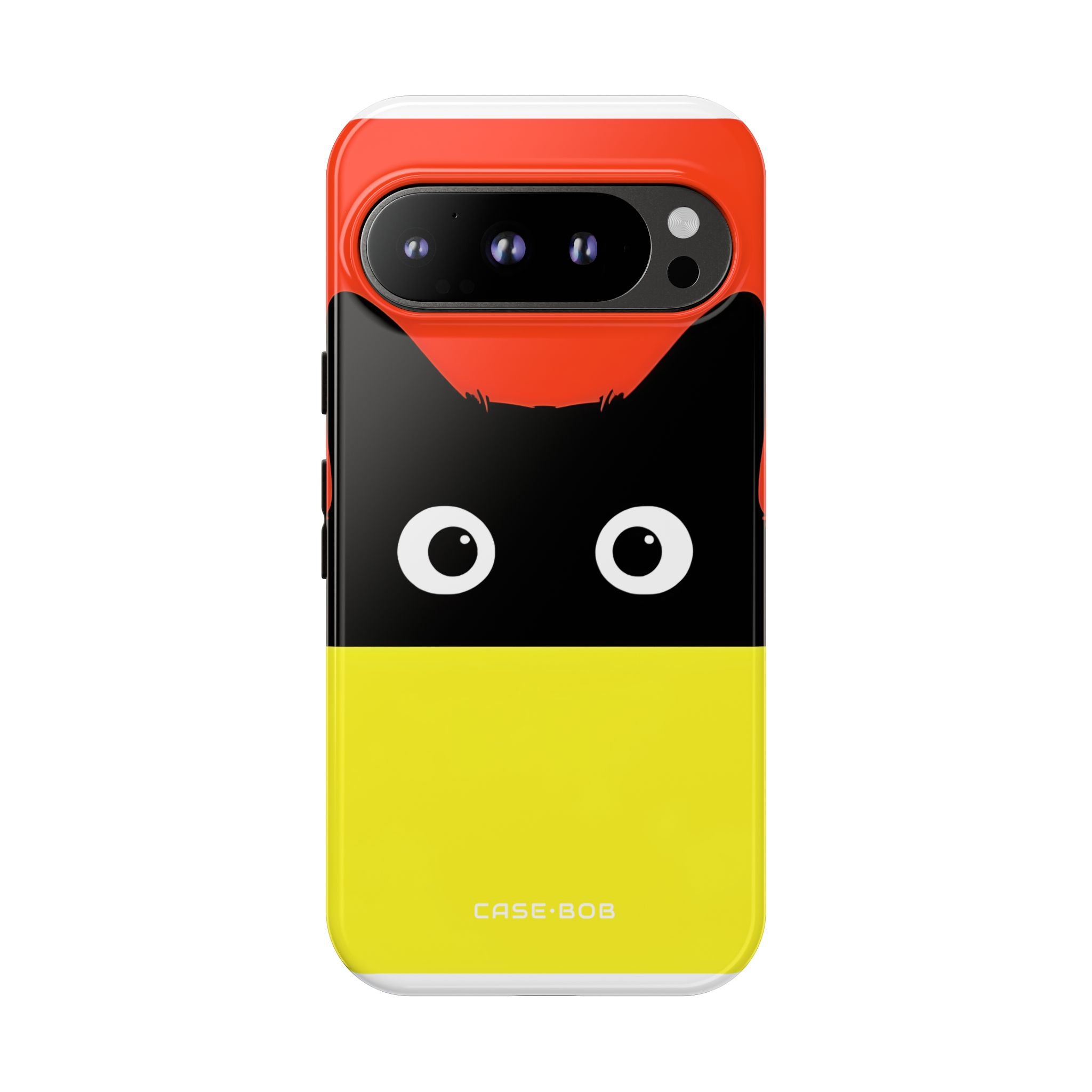 Peekaboo Cat Crimson Google Pixel 9 Pro Case - Tough