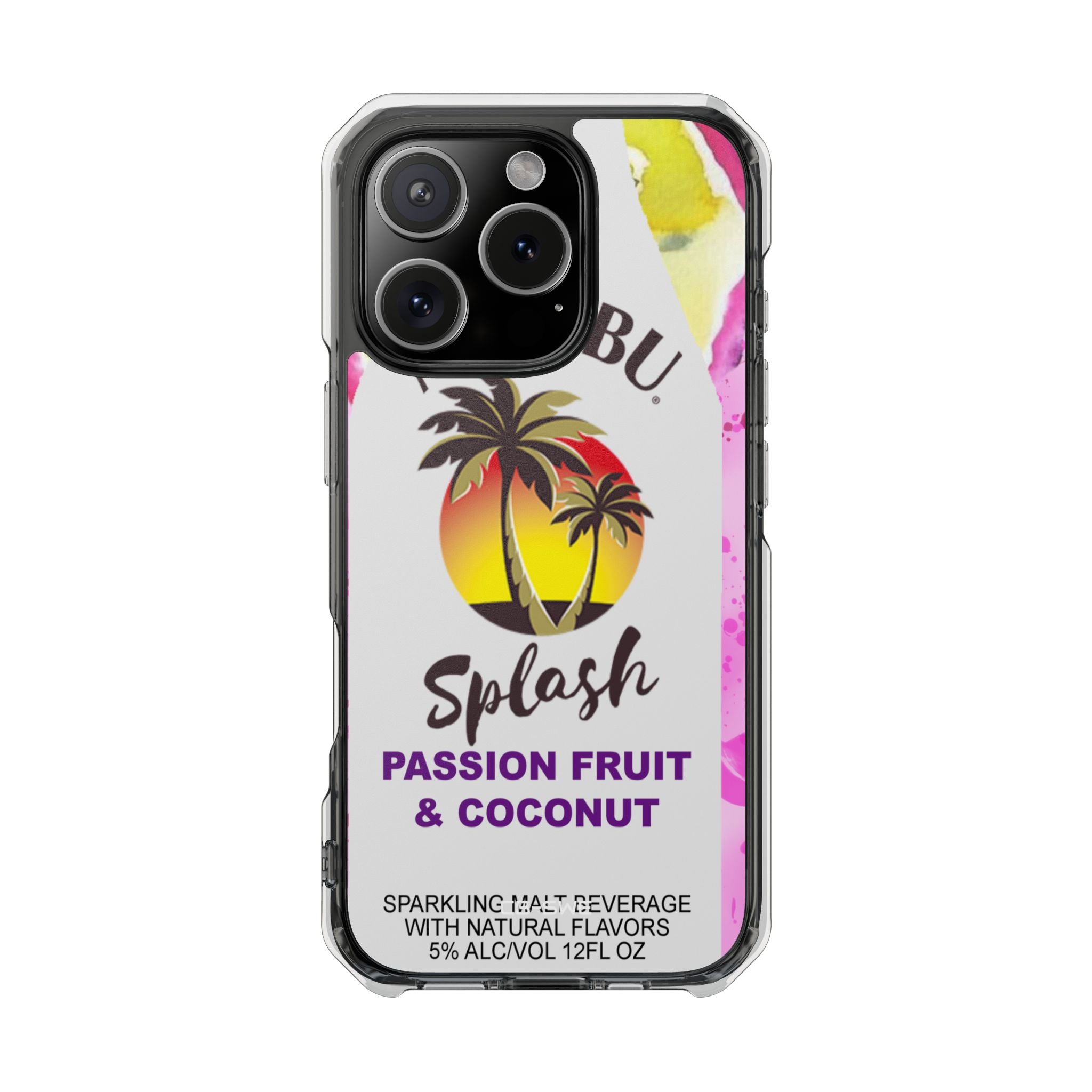 Tropical Sunset Splash iPhone Case - Impact