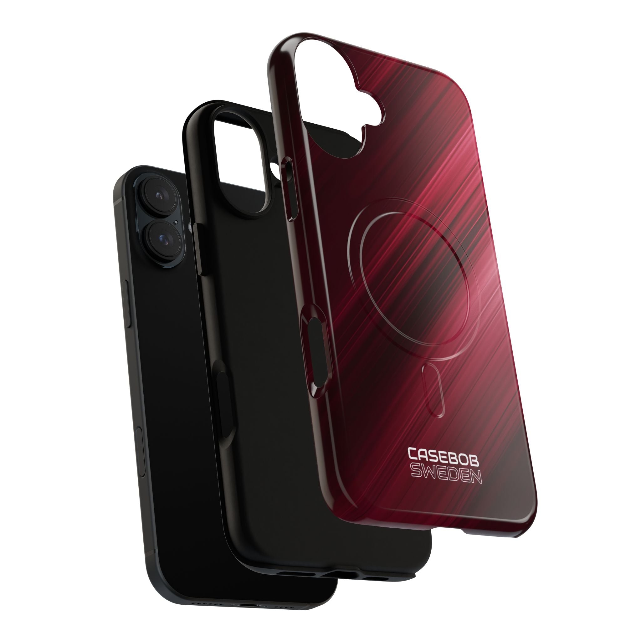 Crimson Drift Motion iPhone 16 - Tough+