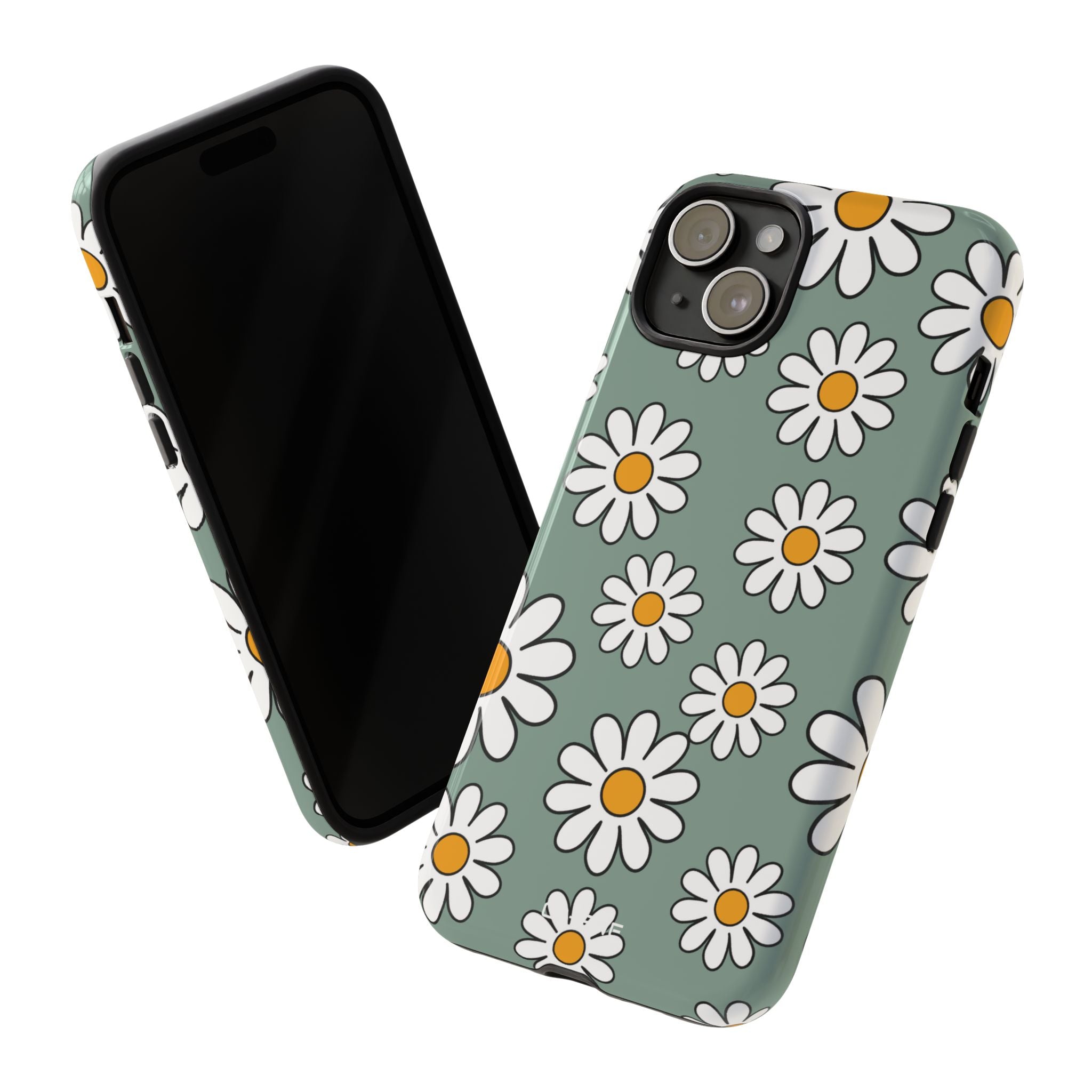 Daisies Dance Playfully - iPhone Case