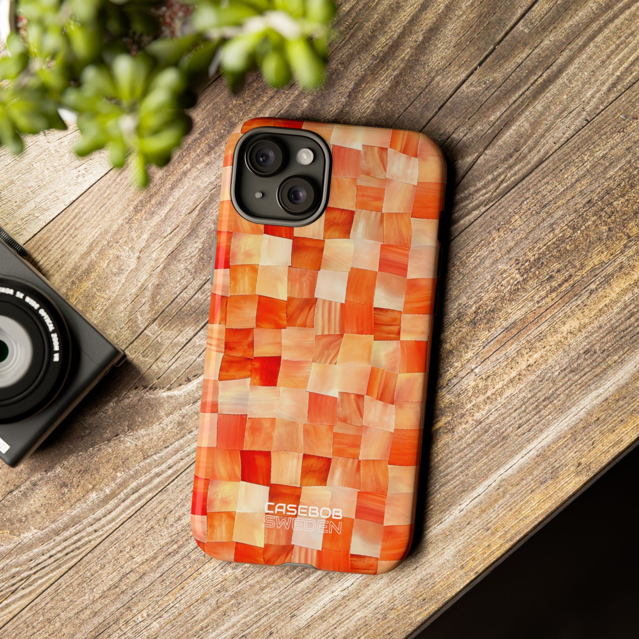 Vibrant Mosaic Tapestry iPhone 15 - Tough
