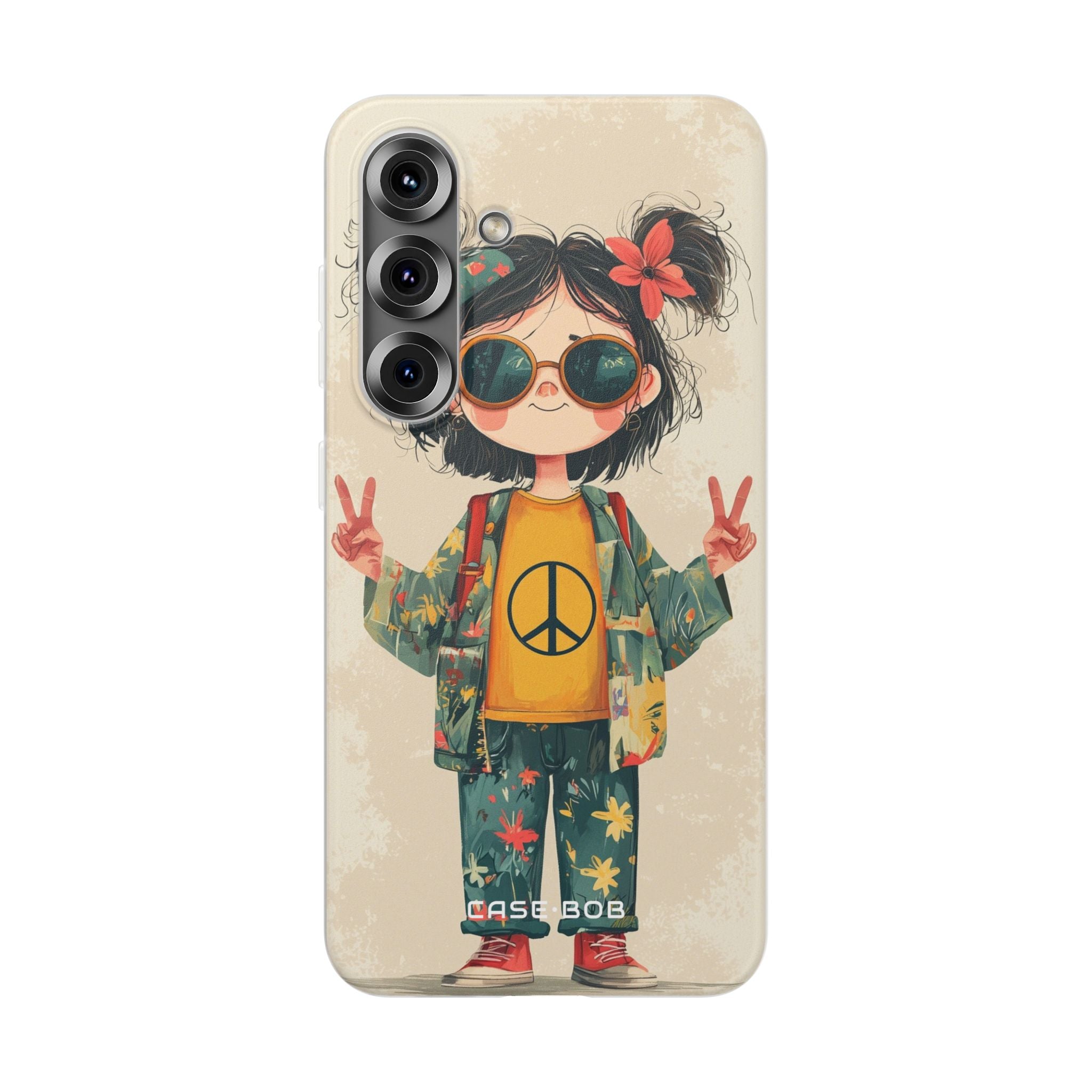 Peace Pigtails Samsung S25 Case - Soft