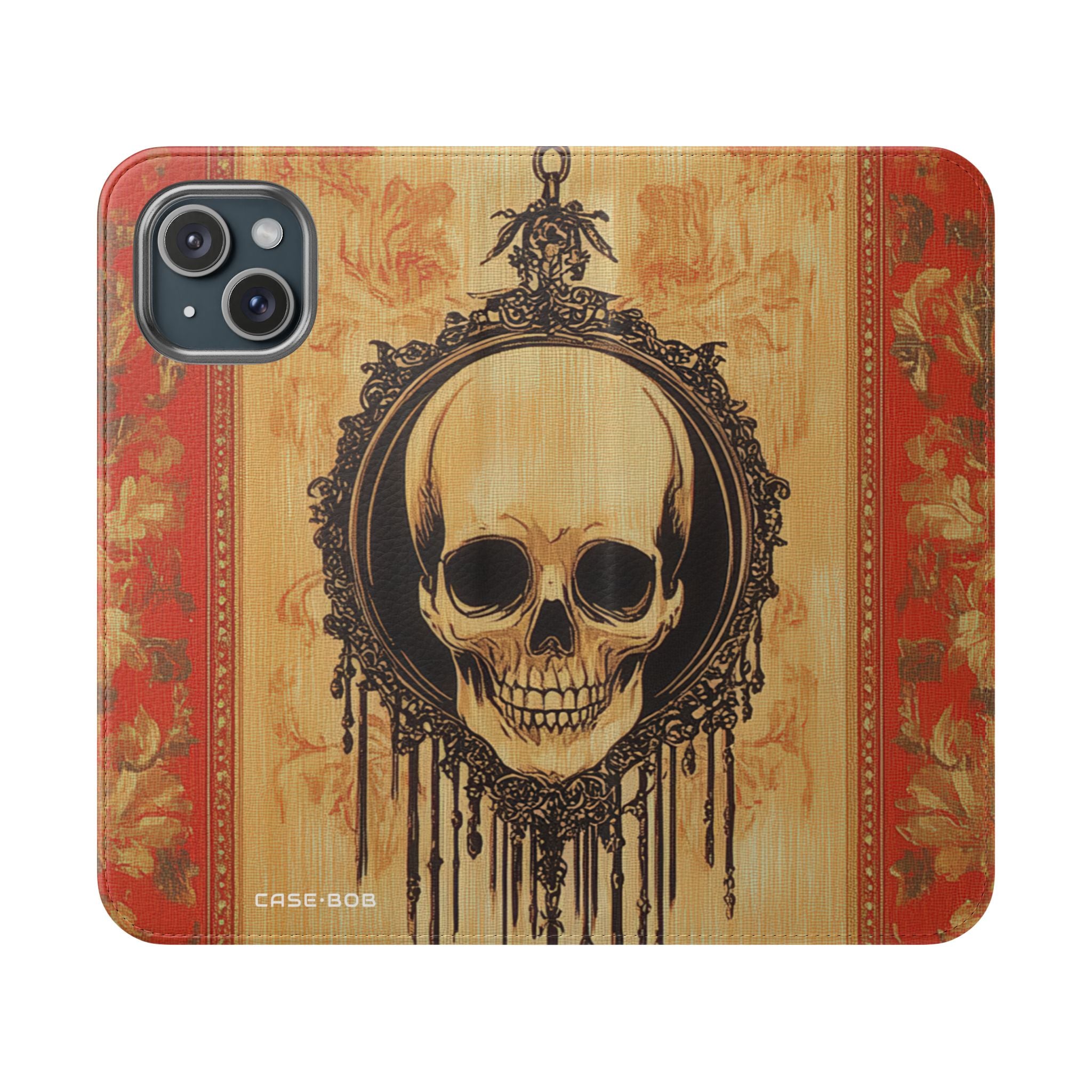 Skull Eclipse - iPhone 15 Case - Wallet