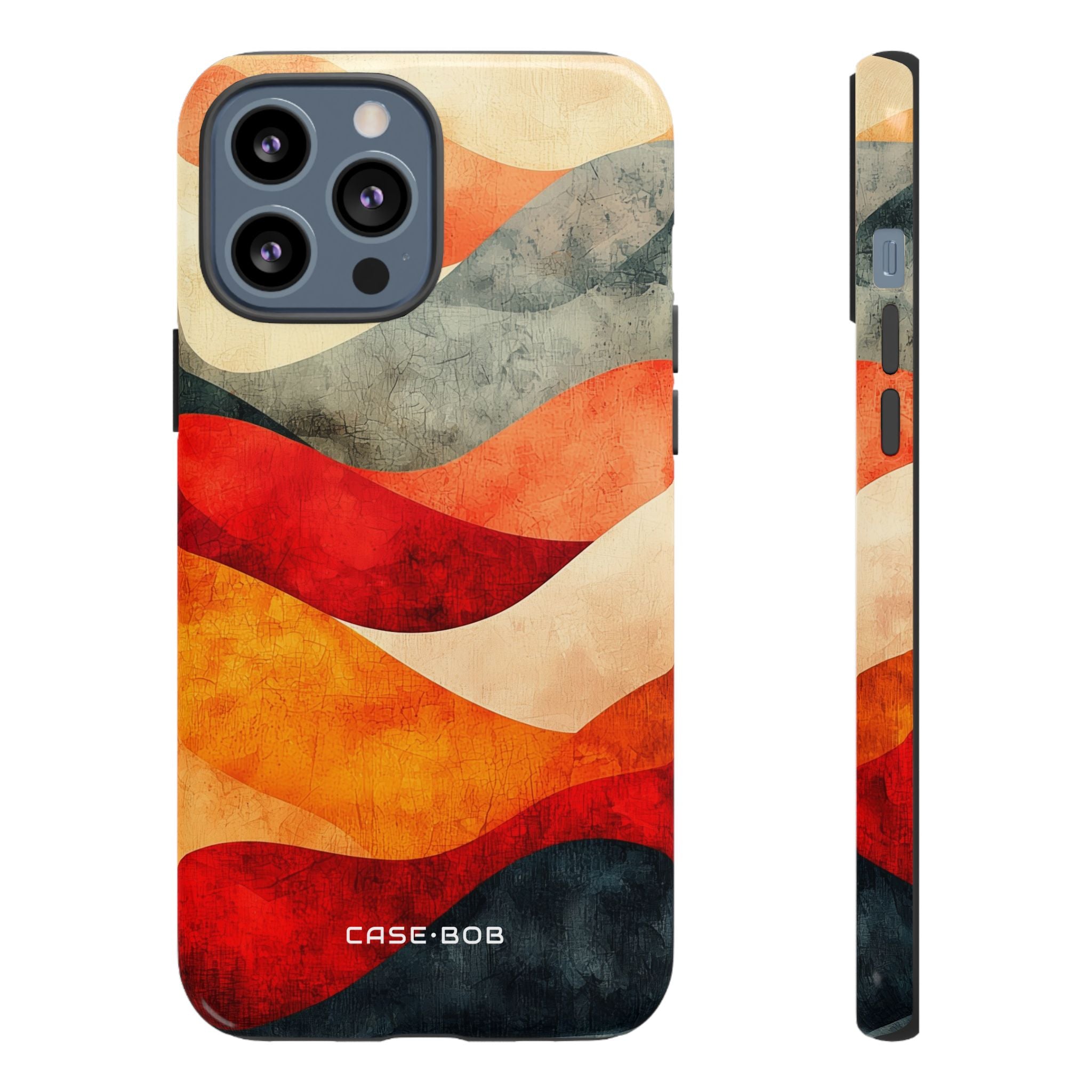 Cracked Wave Sunset iPhone 13 Pro Max Case - Tough