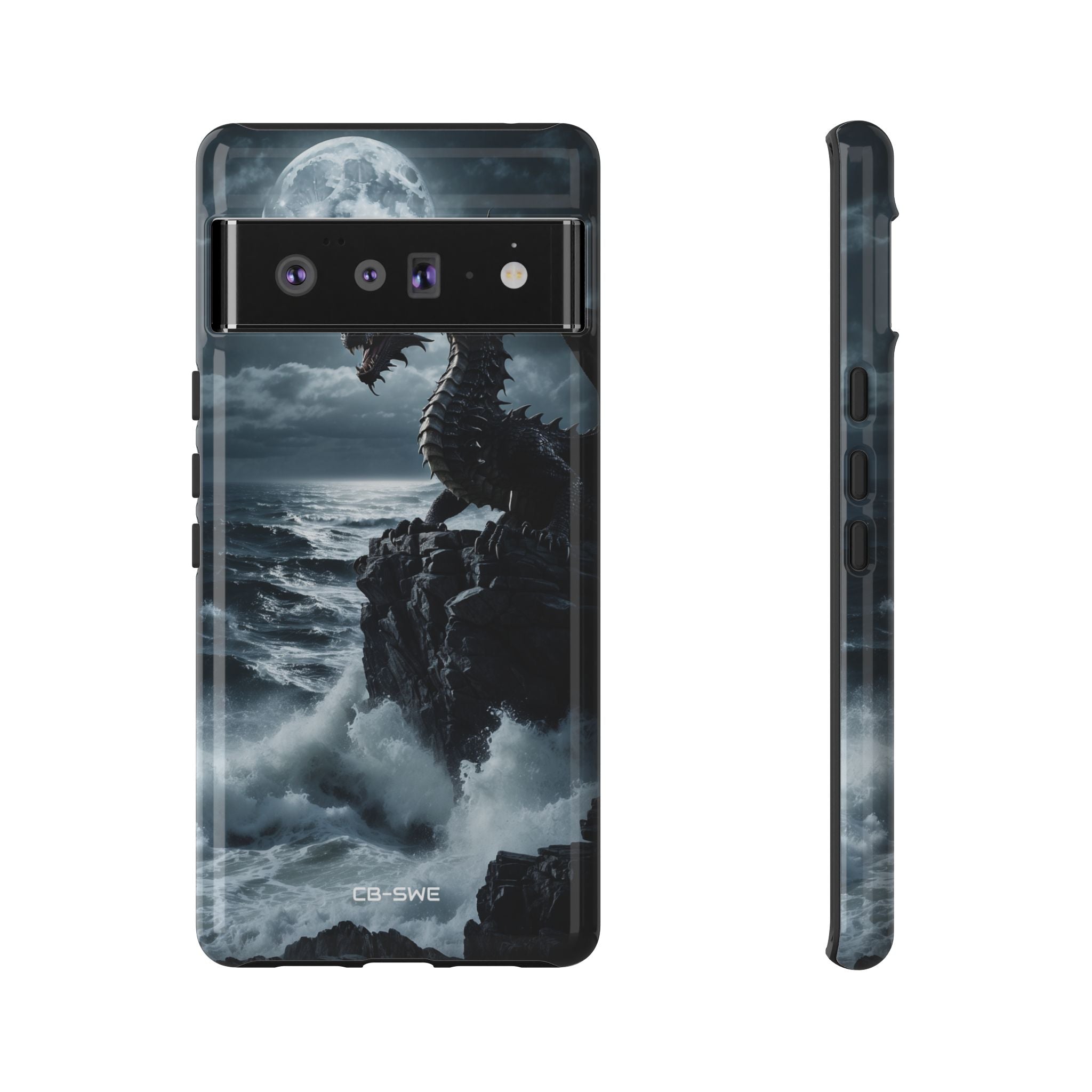 Dragon Roars Against Sea - Google Pixel Case