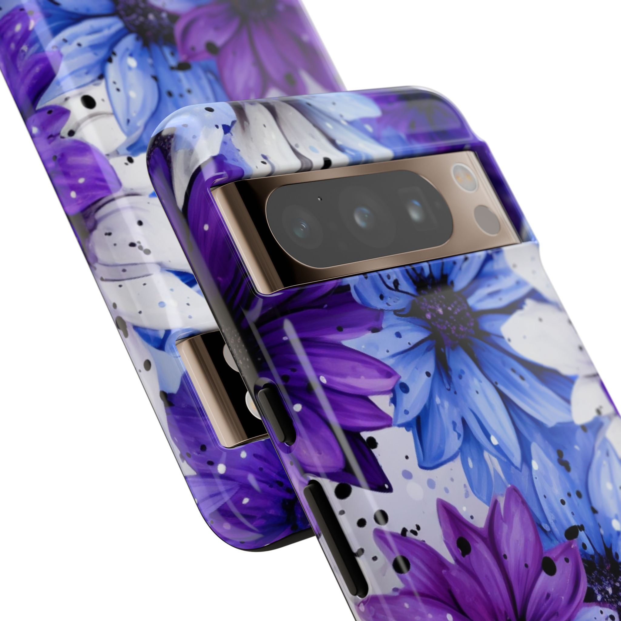 Vivid Splattered Blooms - Google Pixel Case