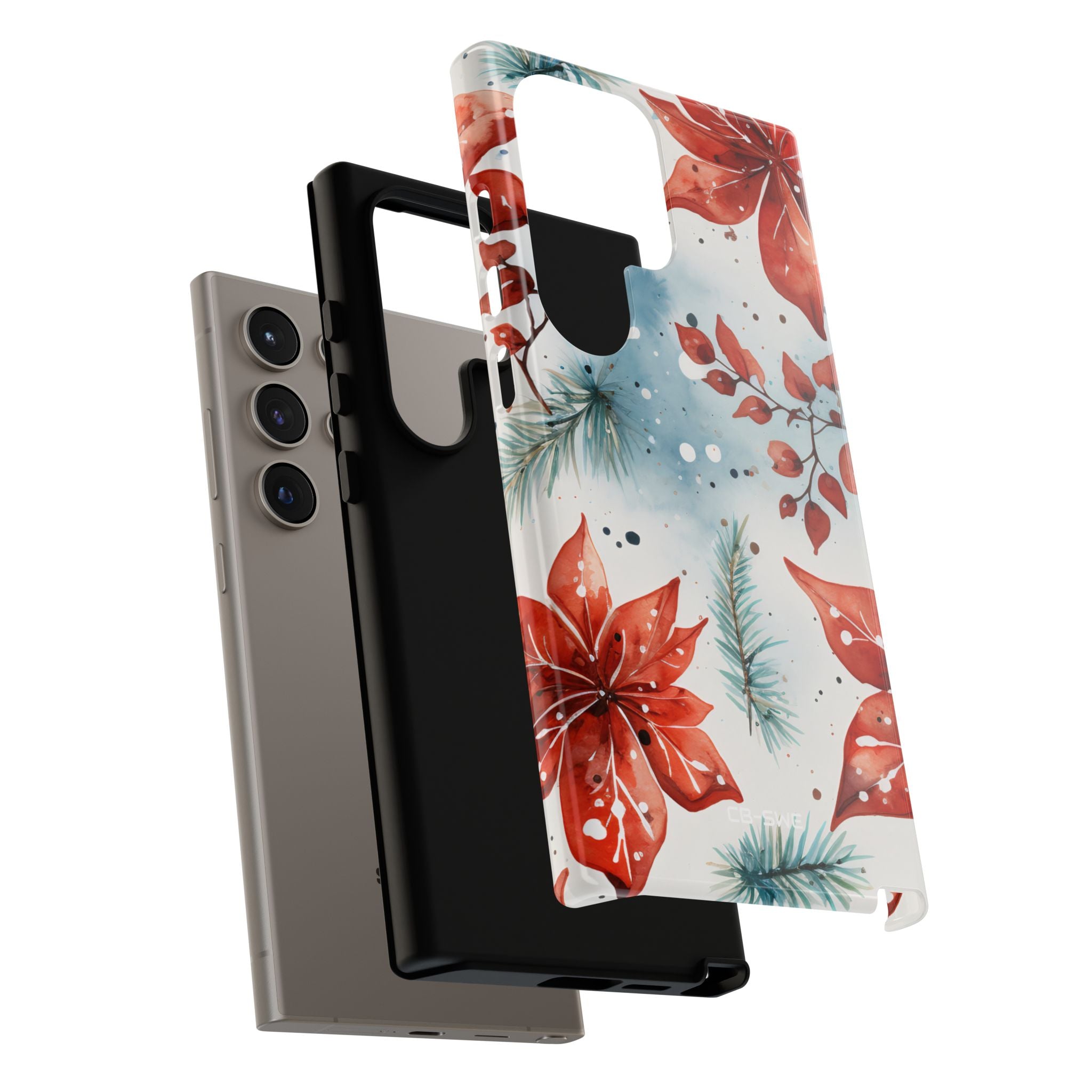 Poinsettias Bloom Bright - Samsung Case