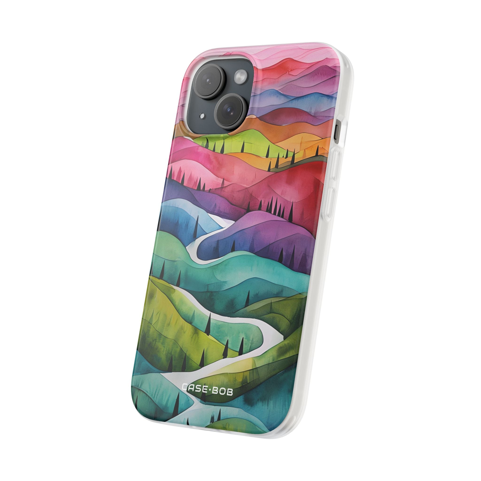 Winding Verdure iPhone 15 Case - Soft