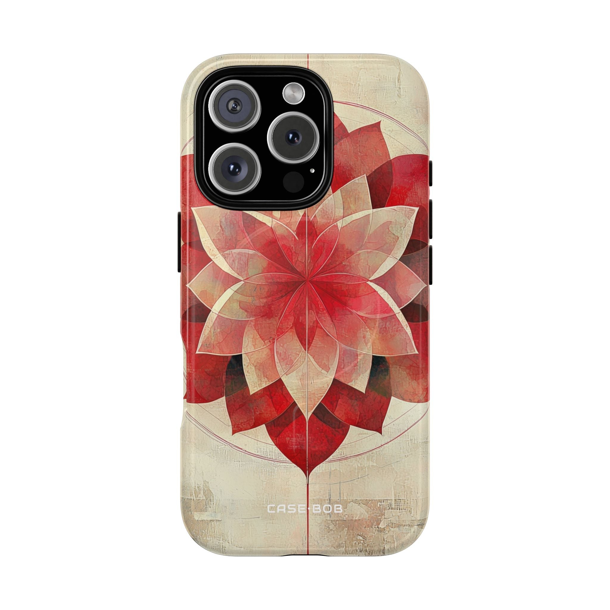 Crimson Bloom iPhone 16 Pro Case - Tough+