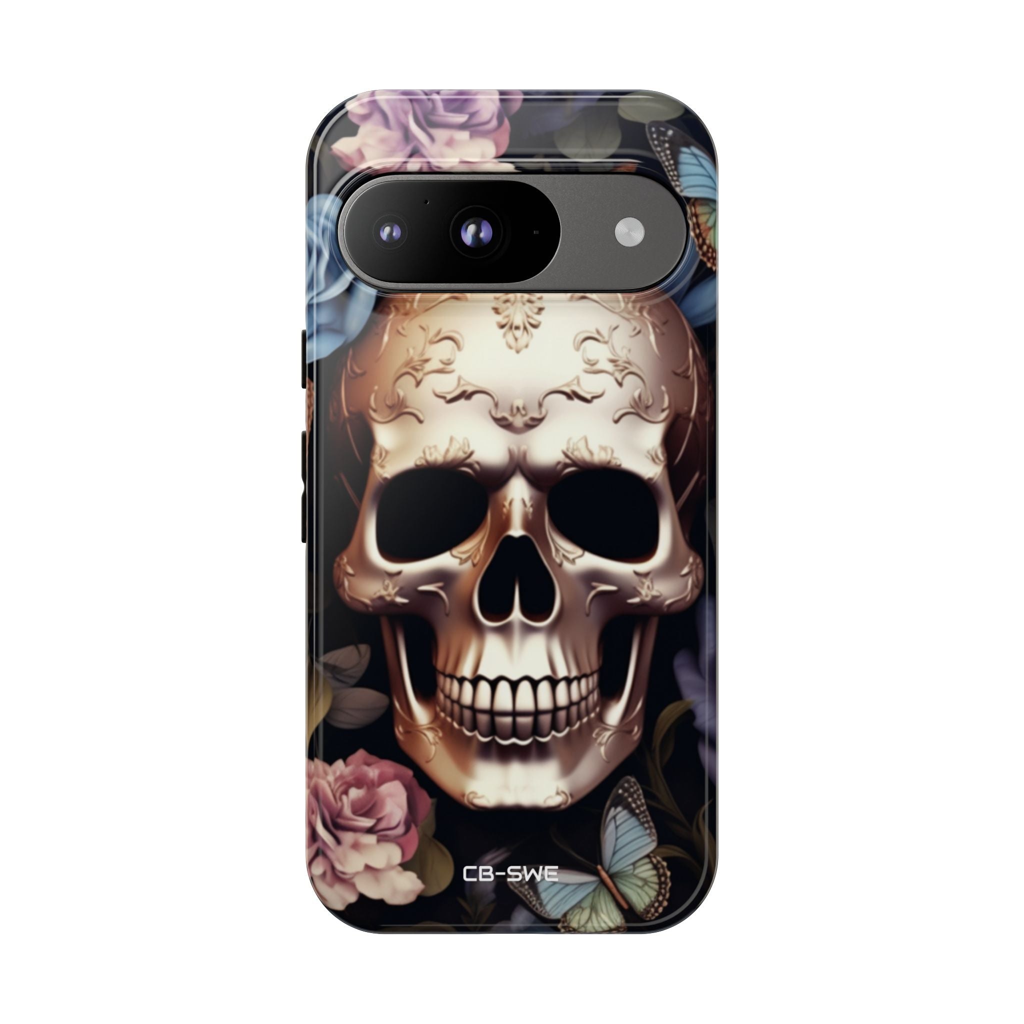 Skull Among Blossoms - Google Pixel Case